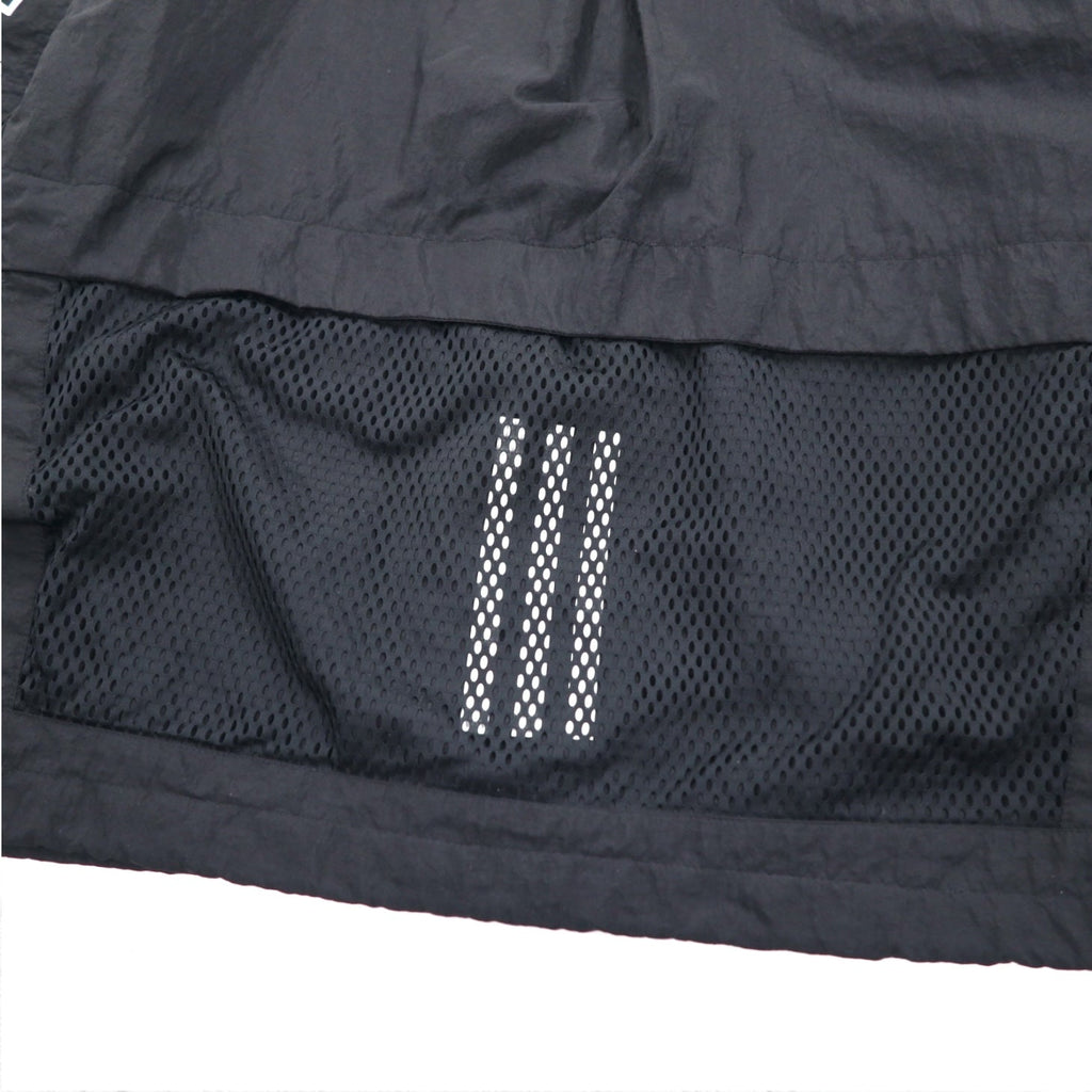 adidas ナイロン トラックジャケット ジャージ S ブラック ドローコード W S2S スリーストライプ ED1529
