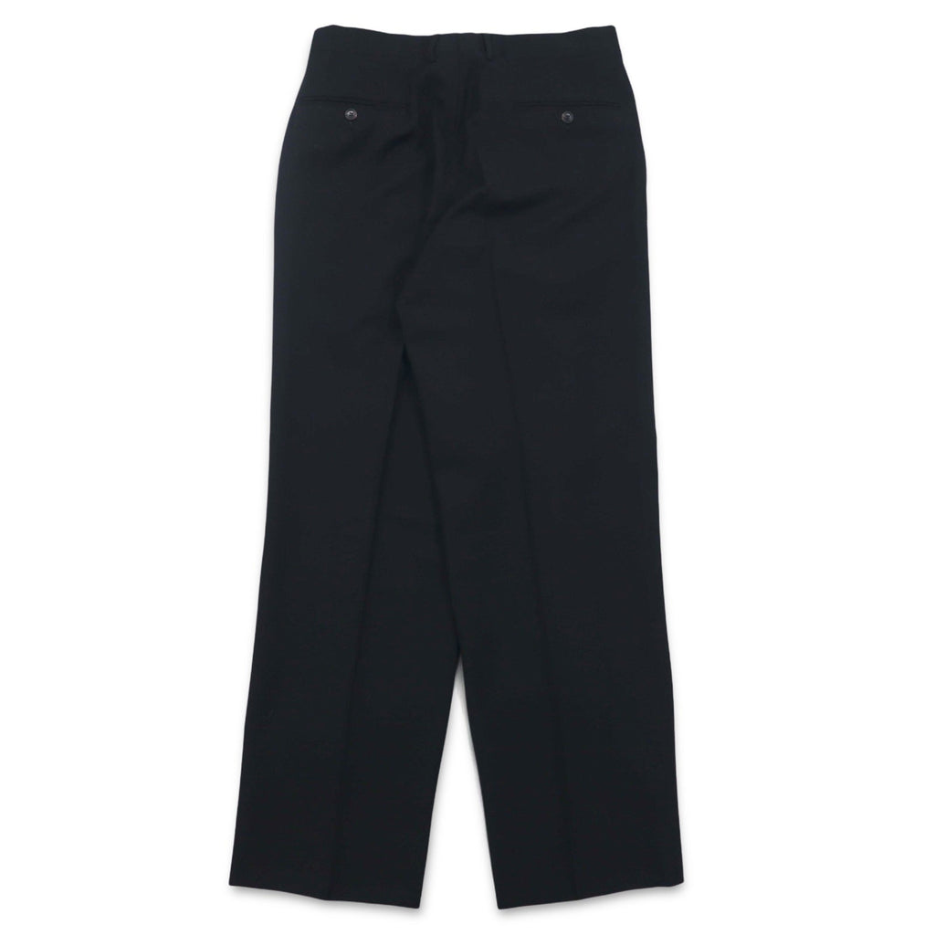 FENDI Completo da uomo 2 pezzi, giacca 2 bottoni e pantaloni, Made in Italy, taglia M, nero, lana vergine, pantaloni a gamba larga con pinces