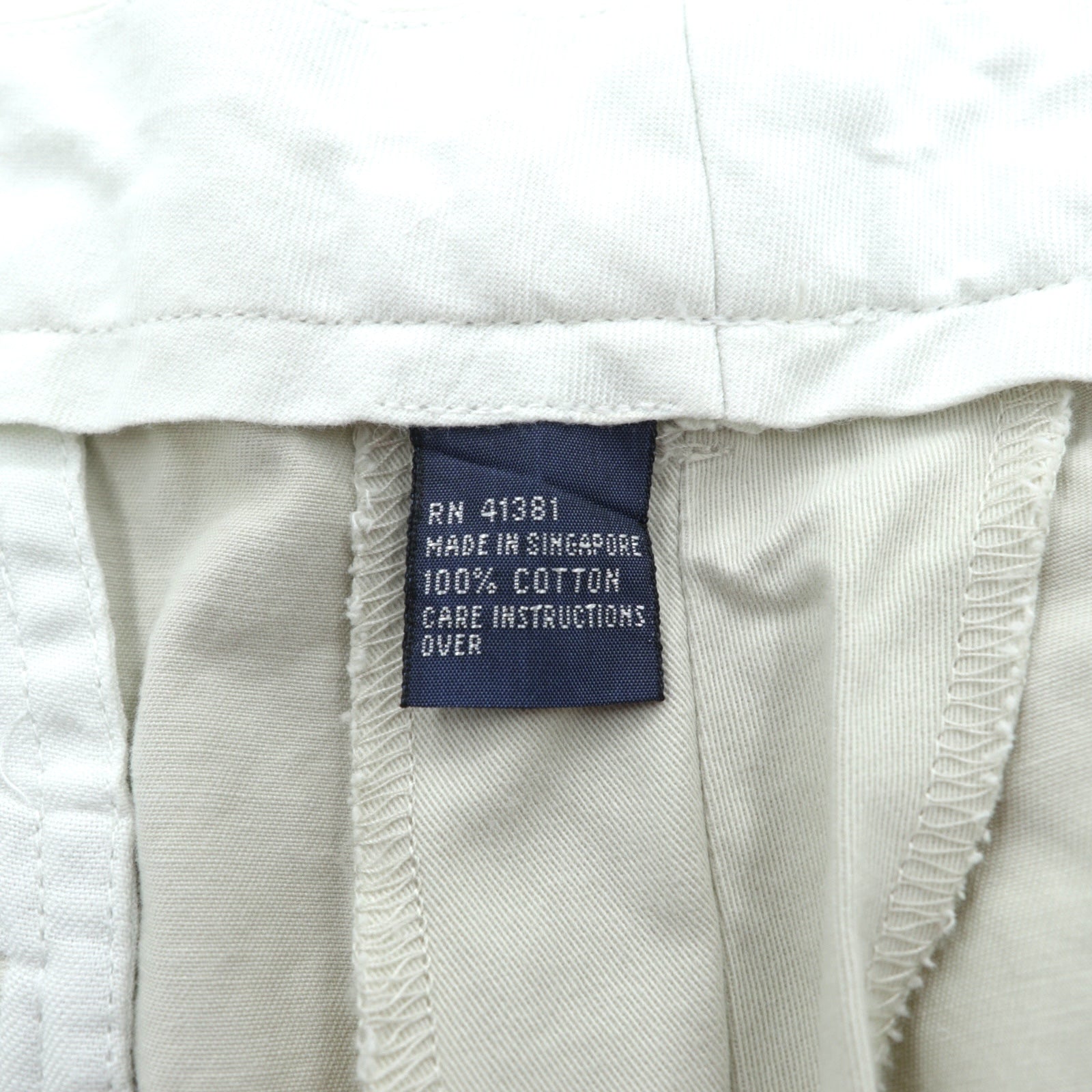 Polo Ralph Lauren 90年代 ポロチノ 2タック ワイド チノパンツ スラックス L ベージュ コットン