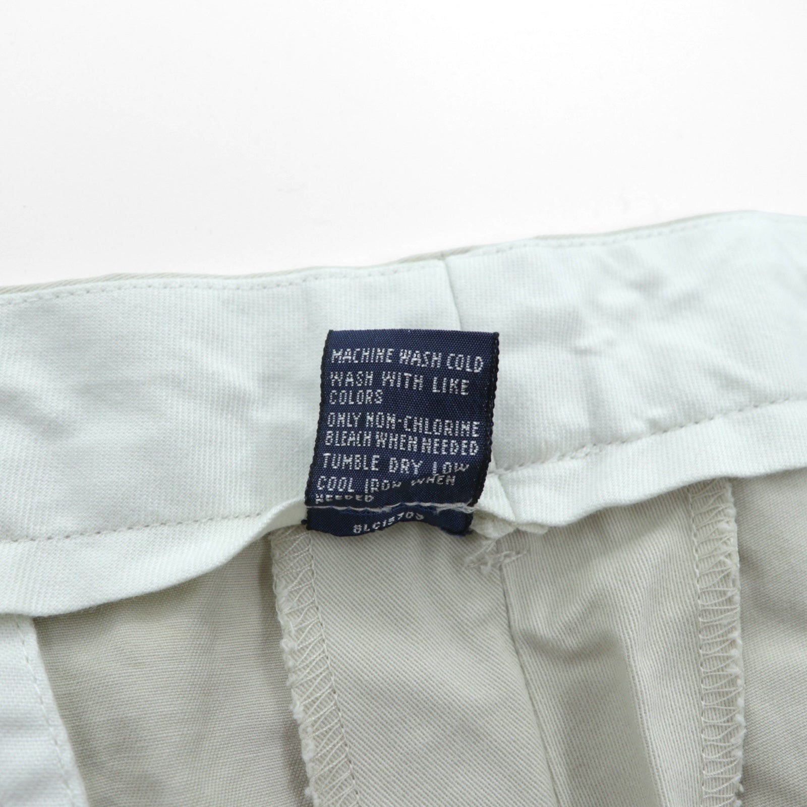 Polo Ralph Lauren 90年代 ポロチノ 2タック ワイド チノパンツ スラックス L ベージュ コットン