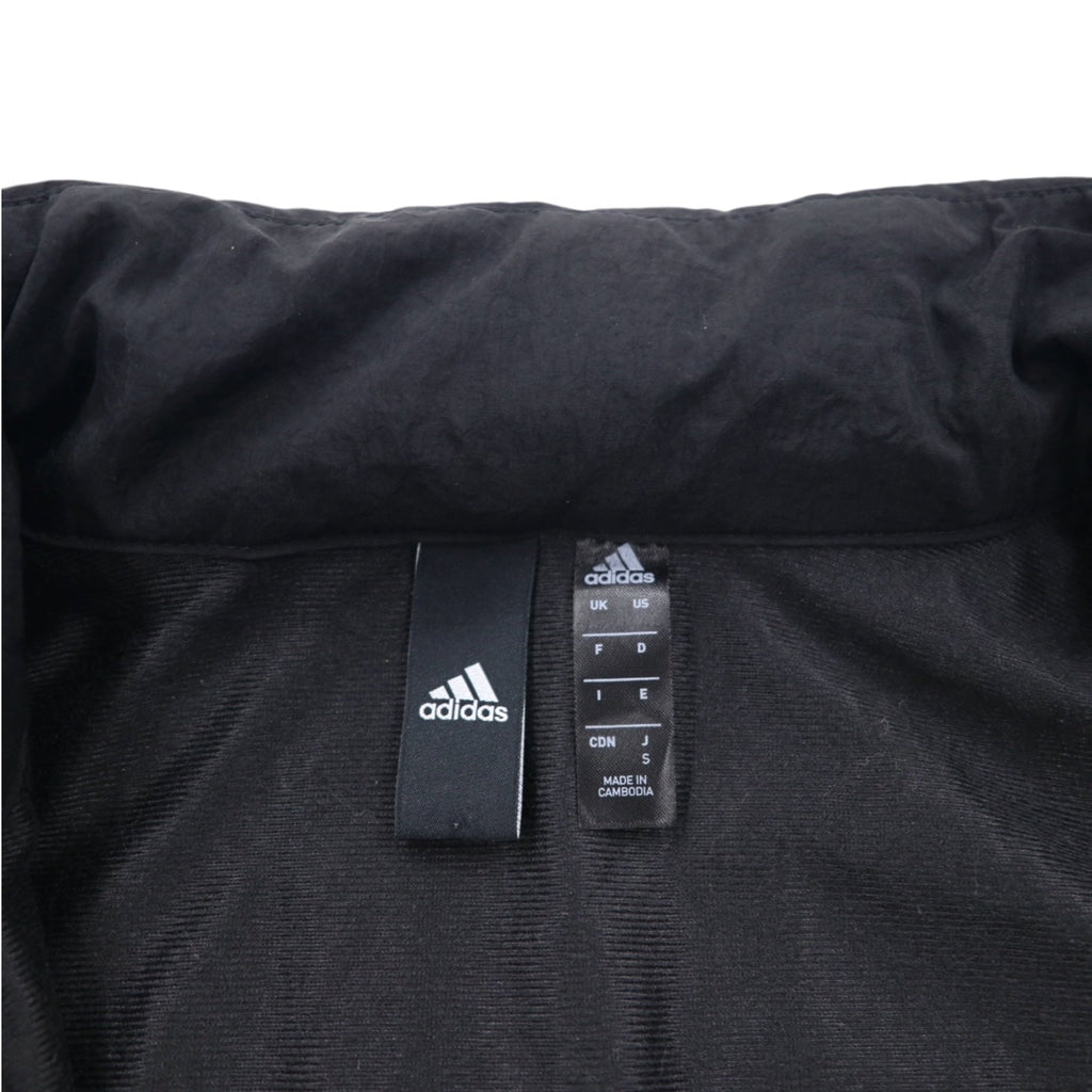 adidas ナイロン トラックジャケット ジャージ S ブラック ドローコード W S2S スリーストライプ ED1529