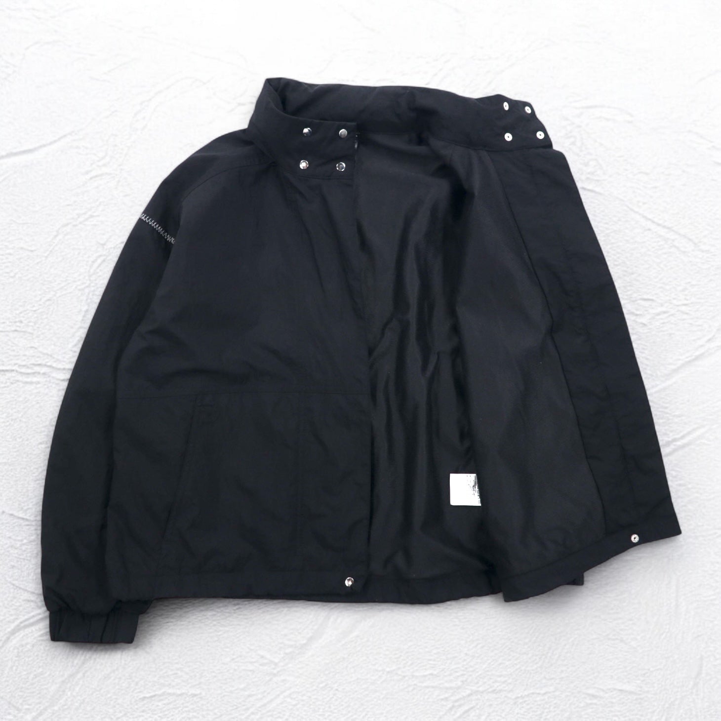 adidas Track Jacket in Nylon, Black, Size S, Drawstring, W S2S, Three Stripes, ED1529