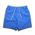 POLO RALPH LAUREN Pantaloncini da bagno anfibi, in nylon, taglia L, blu, con ricamo piccolo pony
