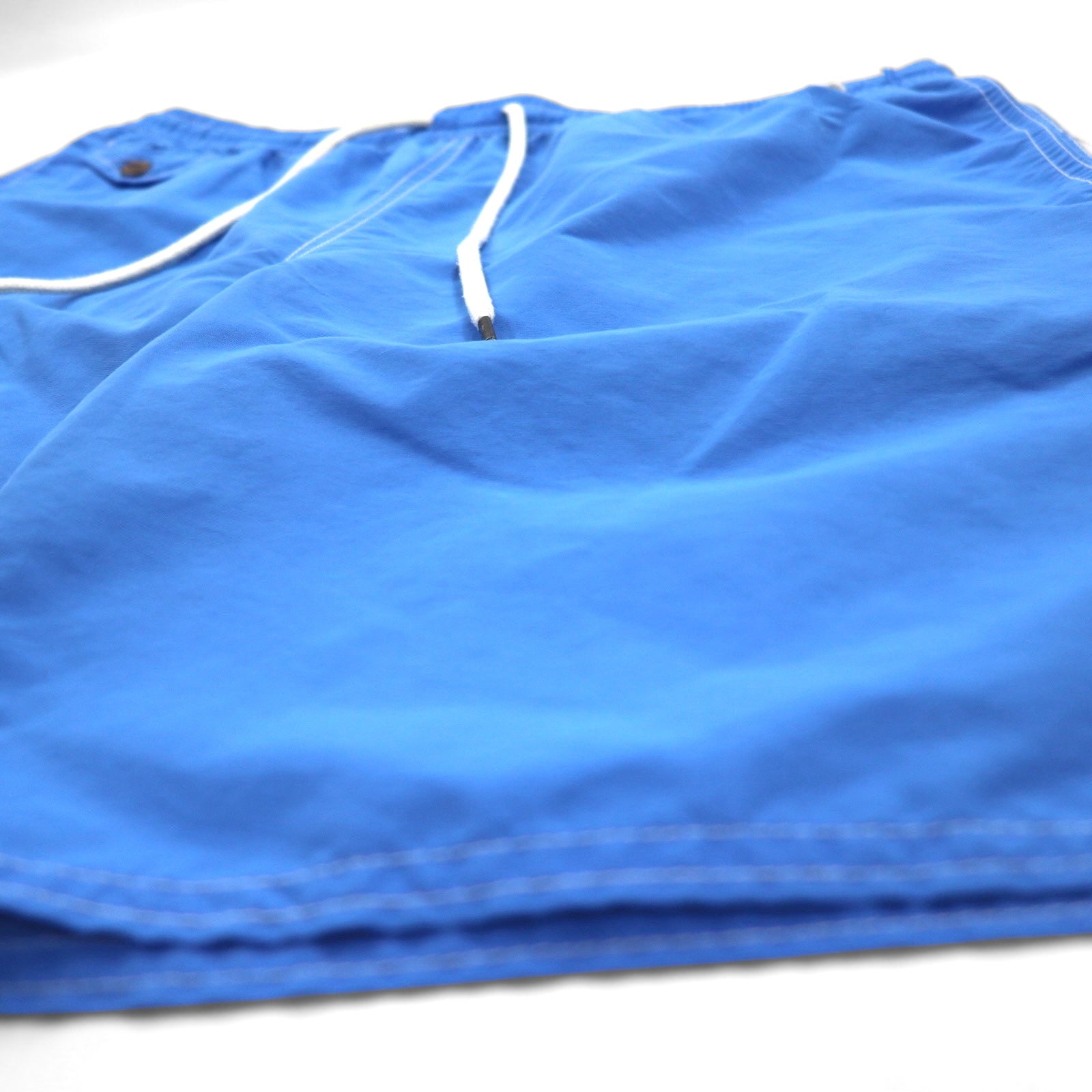 POLO RALPH LAUREN Pantaloncini da bagno anfibi, in nylon, taglia L, blu, con ricamo piccolo pony