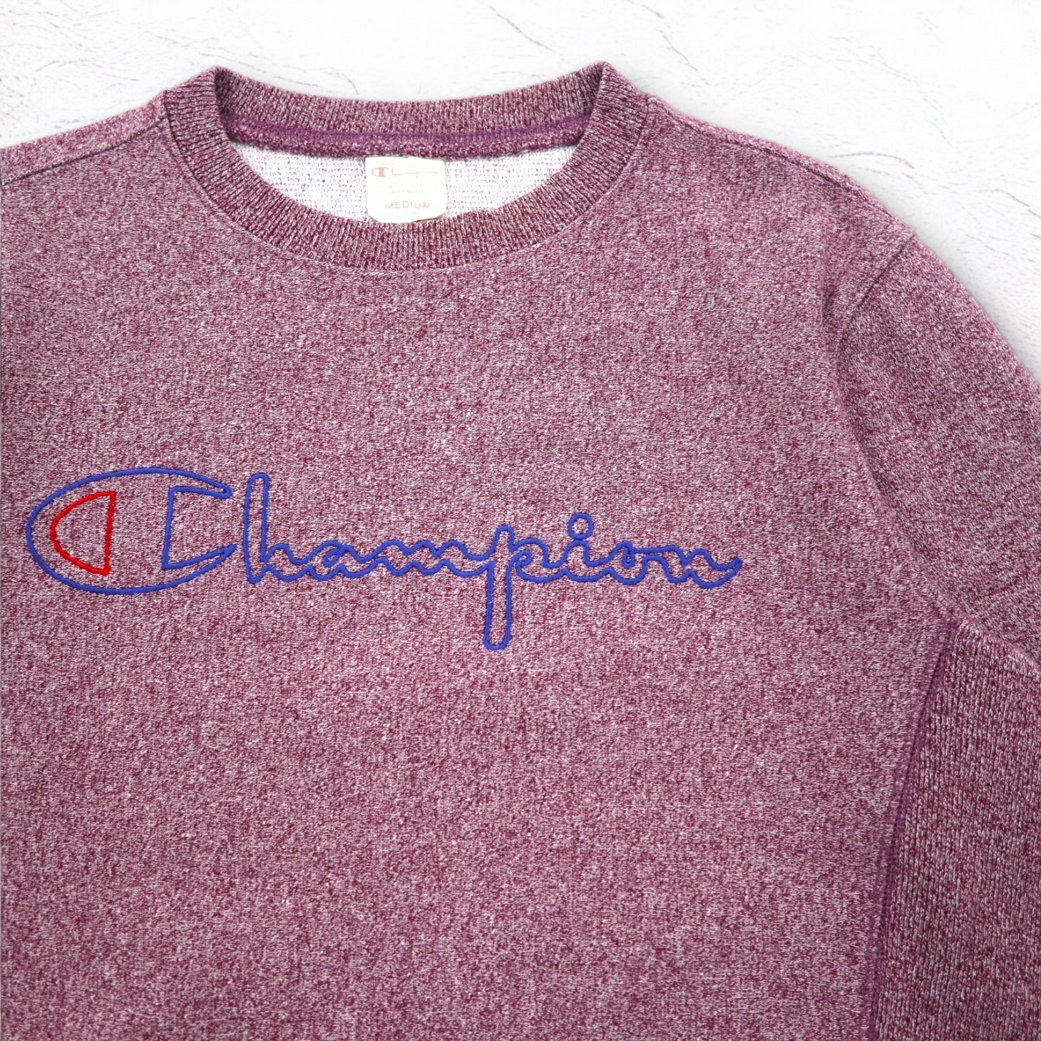 Champion Reverse Weave FELPA M rosso etichetta singola riedizione Made in Turchia
