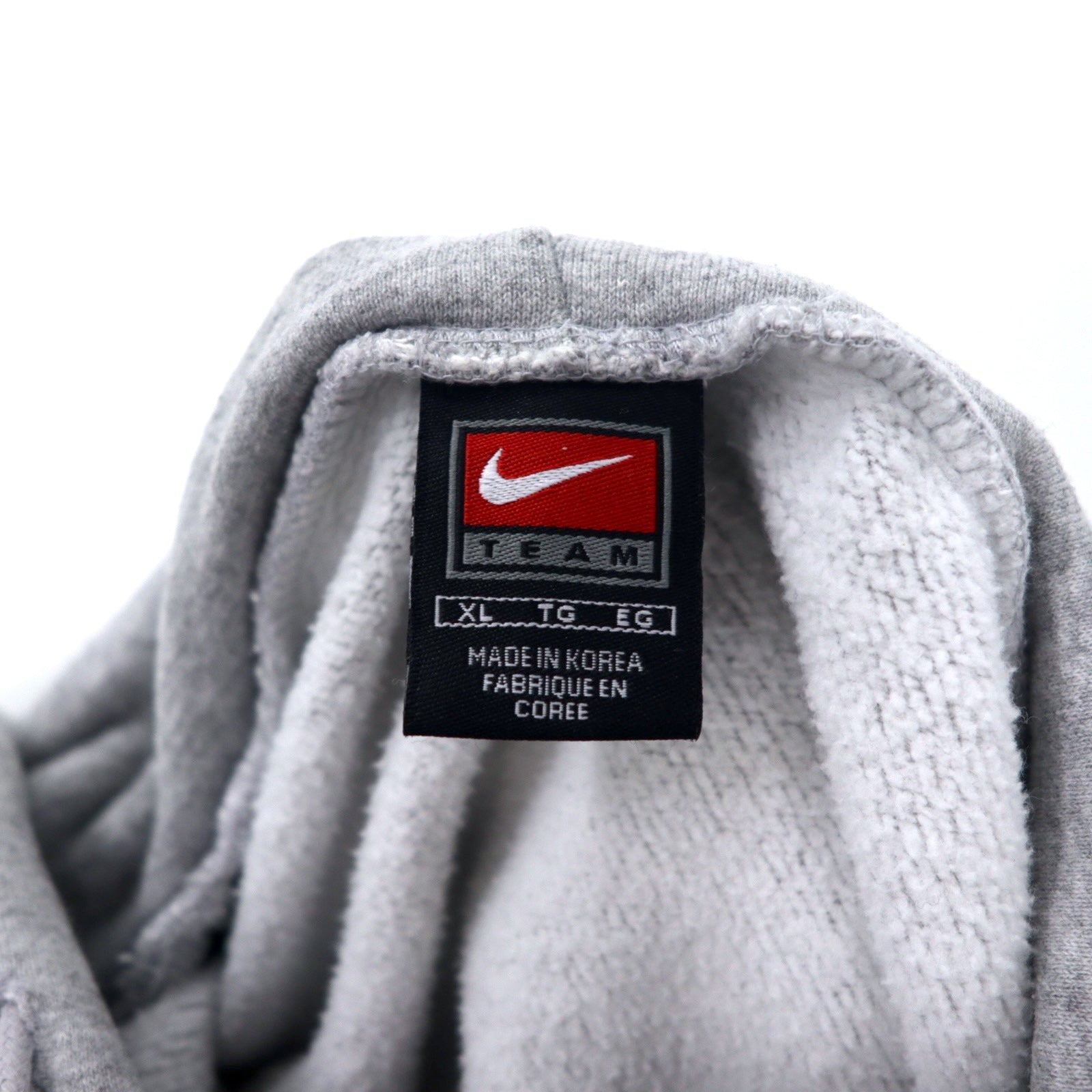 NIKE 90年代 カレッジ プリント プルオーバー パーカー XL グレー コットン TEAMタグ NCAA TCU BASKETBALL アーチロゴ