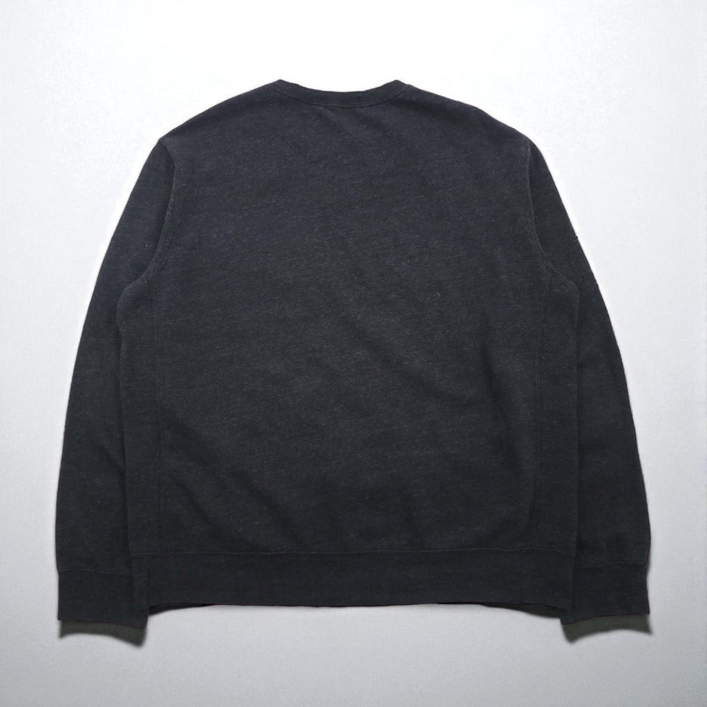 Polo Ralph Lauren 前V スウェット トレーナー XL グレー コットン スモールポニー刺繡
