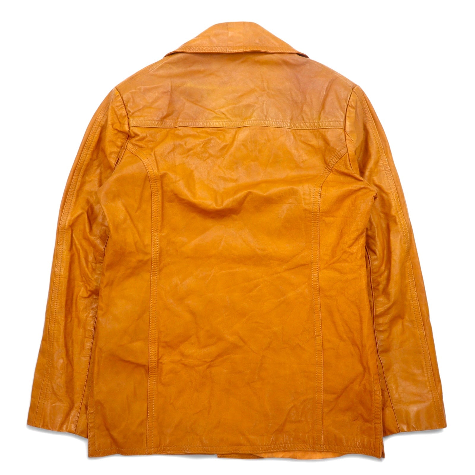 McGREGOR Sportswear Giacca Safari in Pelle anni '80 M Marrone Pelle Made in Uruguay