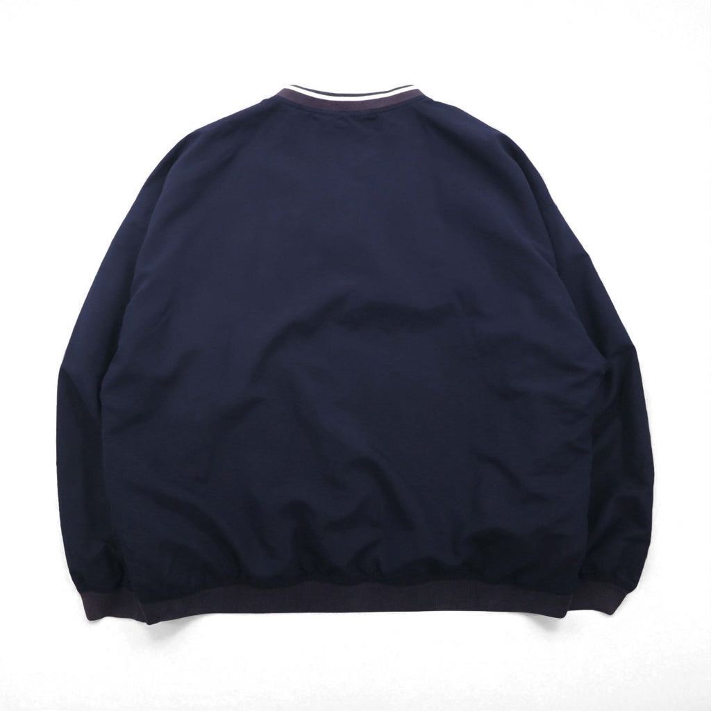 PEPSI 90年代 ピステ ナイロン プルオーバー ジャケット XL ネイビー 防水 ワンポイント刺繡 Wear Guard
