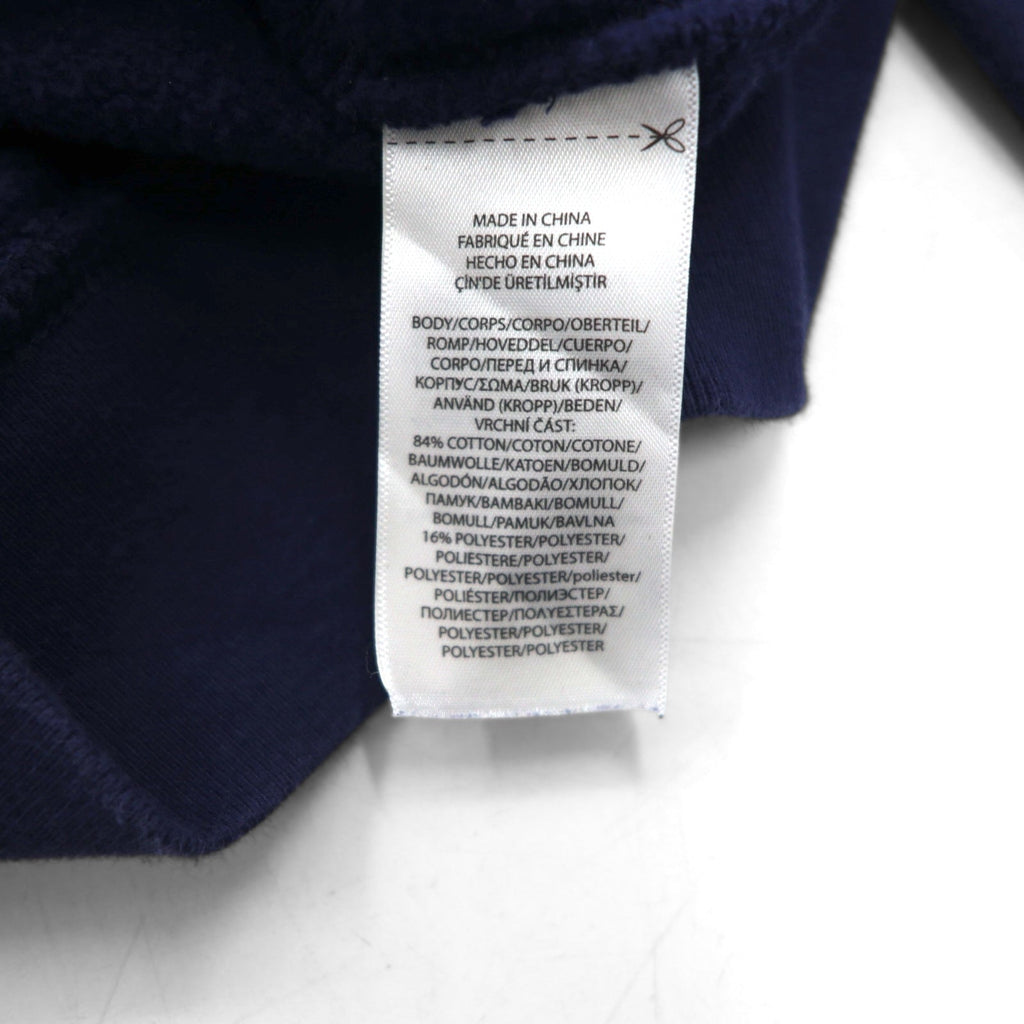 POLO RALPH LAUREN Polo Bear felpa con zip intera L blu navy cotone