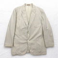 Burberrys Old Blazer Monopetto a 2 Bottoni L Beige Cotone Made in Japan