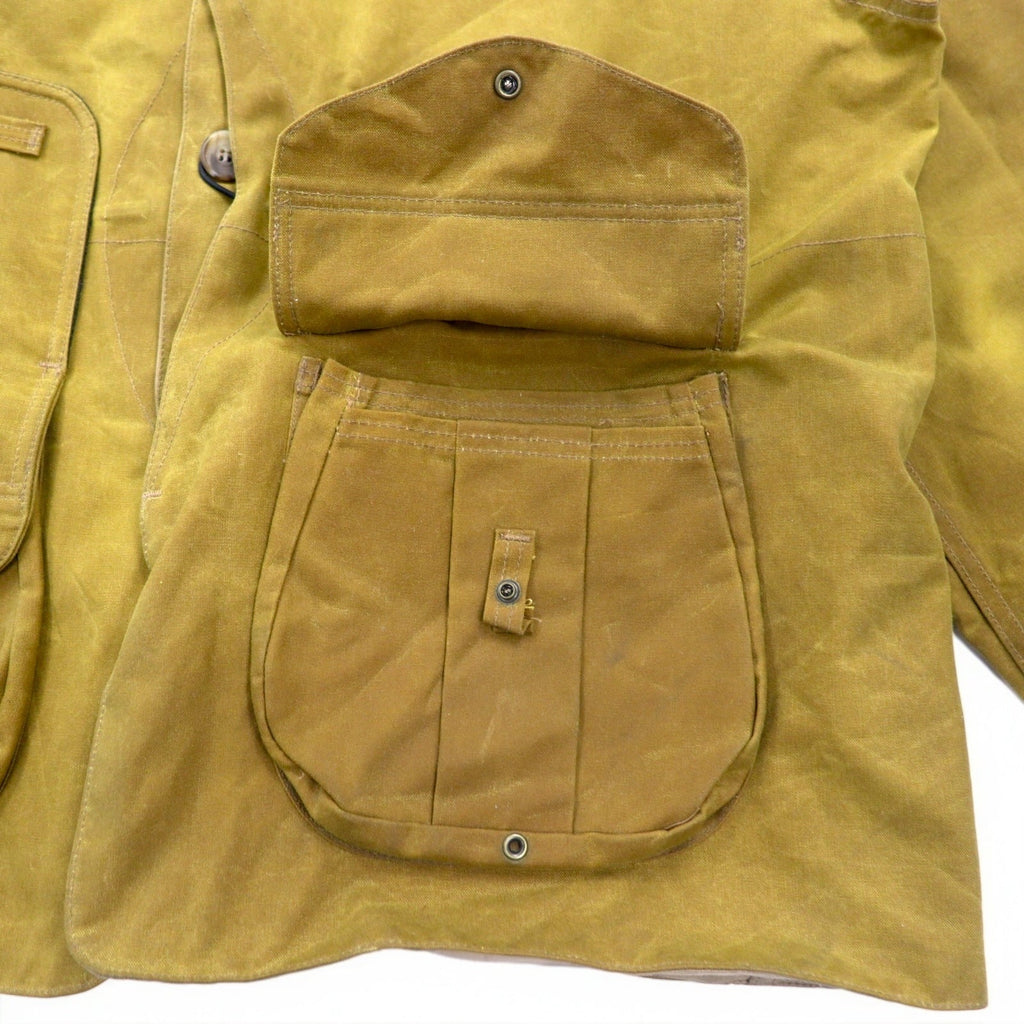 FILSON USA製 TIN CLOTH FIELD HUNTING COAT ハンティングジャケット 2XL ベージュ オイルドコットン  ティンクロス フィールドコート 11010088