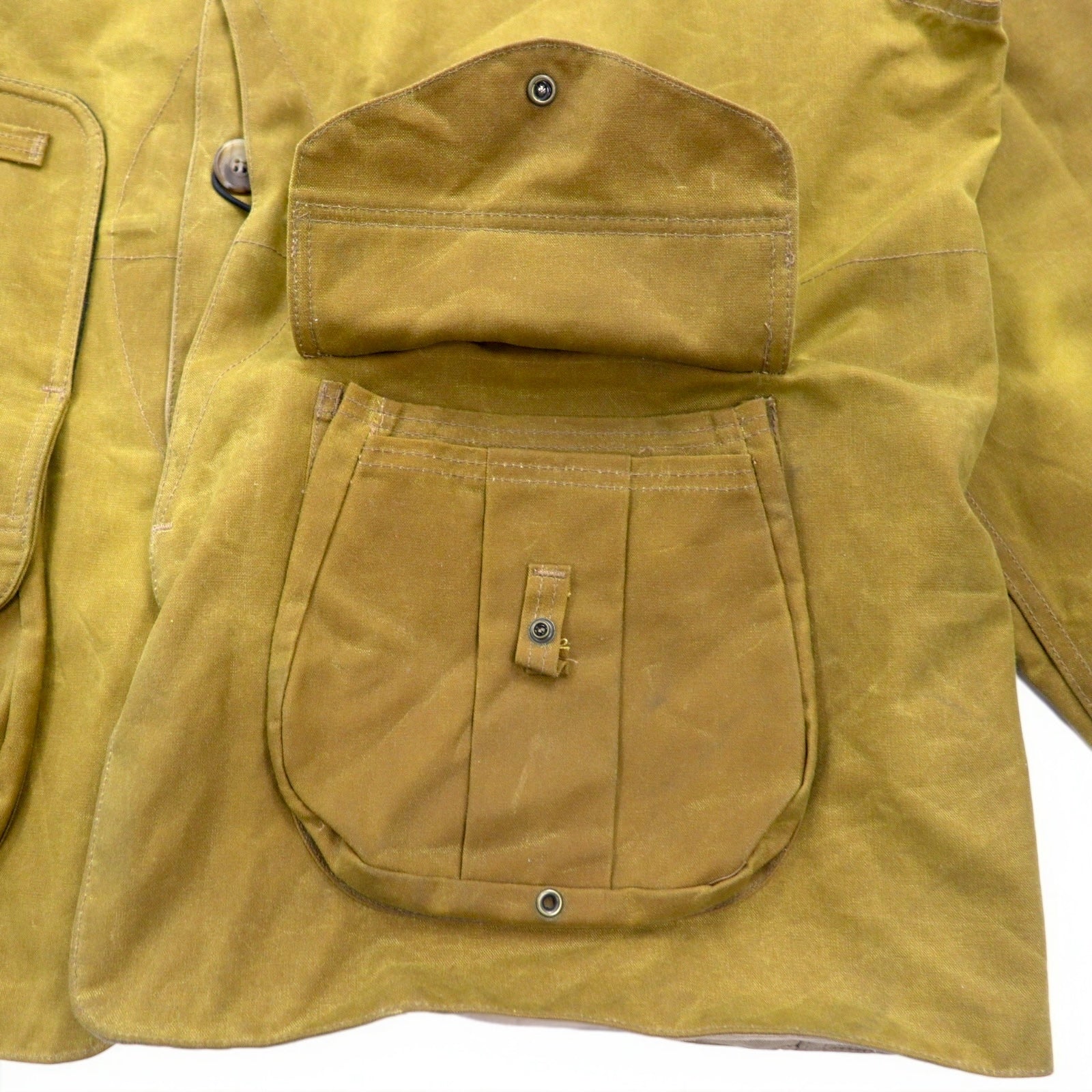 FILSON USA製 TIN CLOTH FIELD HUNTING COAT ハンティングジャケット 2XL ベージュ オイルドコットン  ティンクロス フィールドコート 11010088