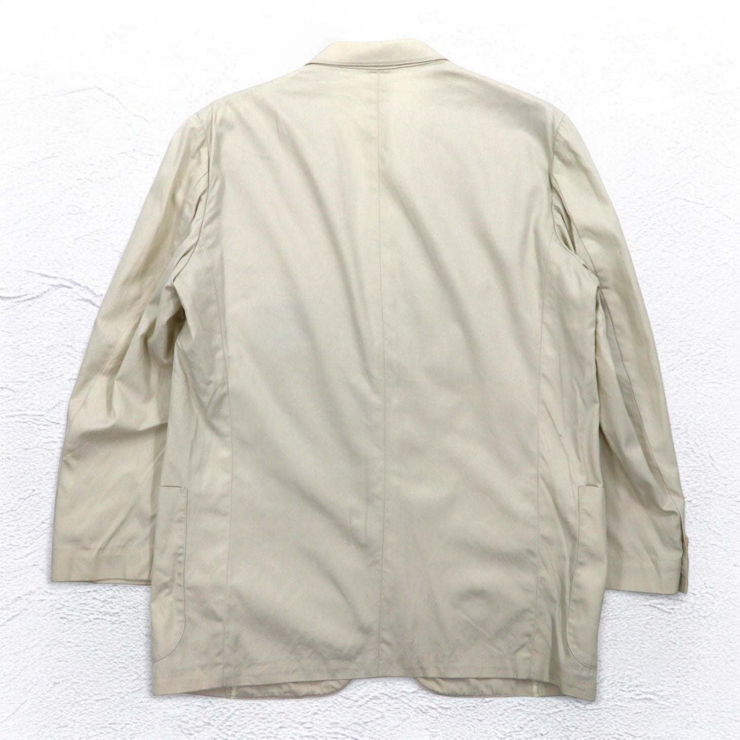 Burberrys Old Blazer Monopetto a 2 Bottoni L Beige Cotone Made in Japan