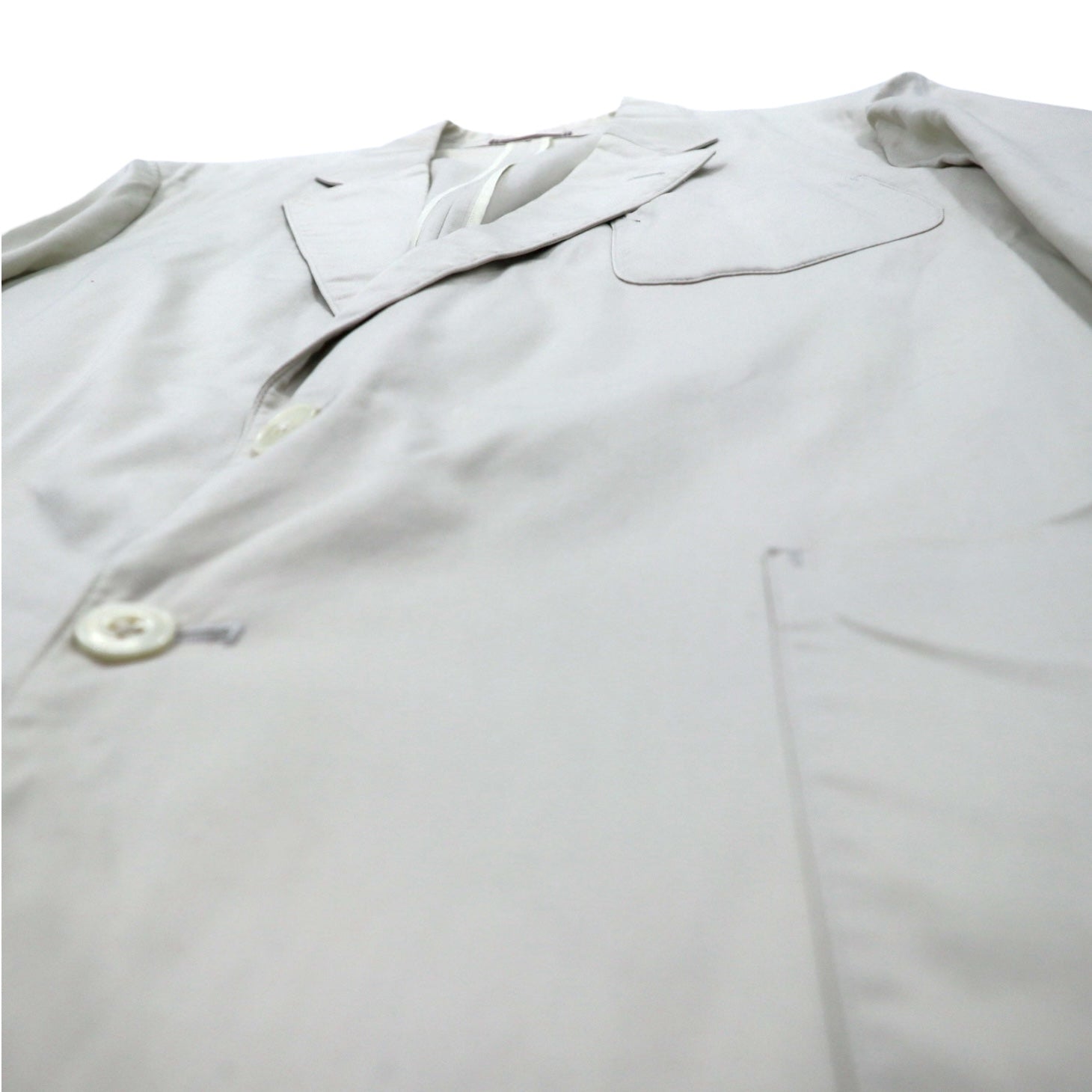 Burberrys Old Blazer Monopetto a 2 Bottoni L Beige Cotone Made in Japan