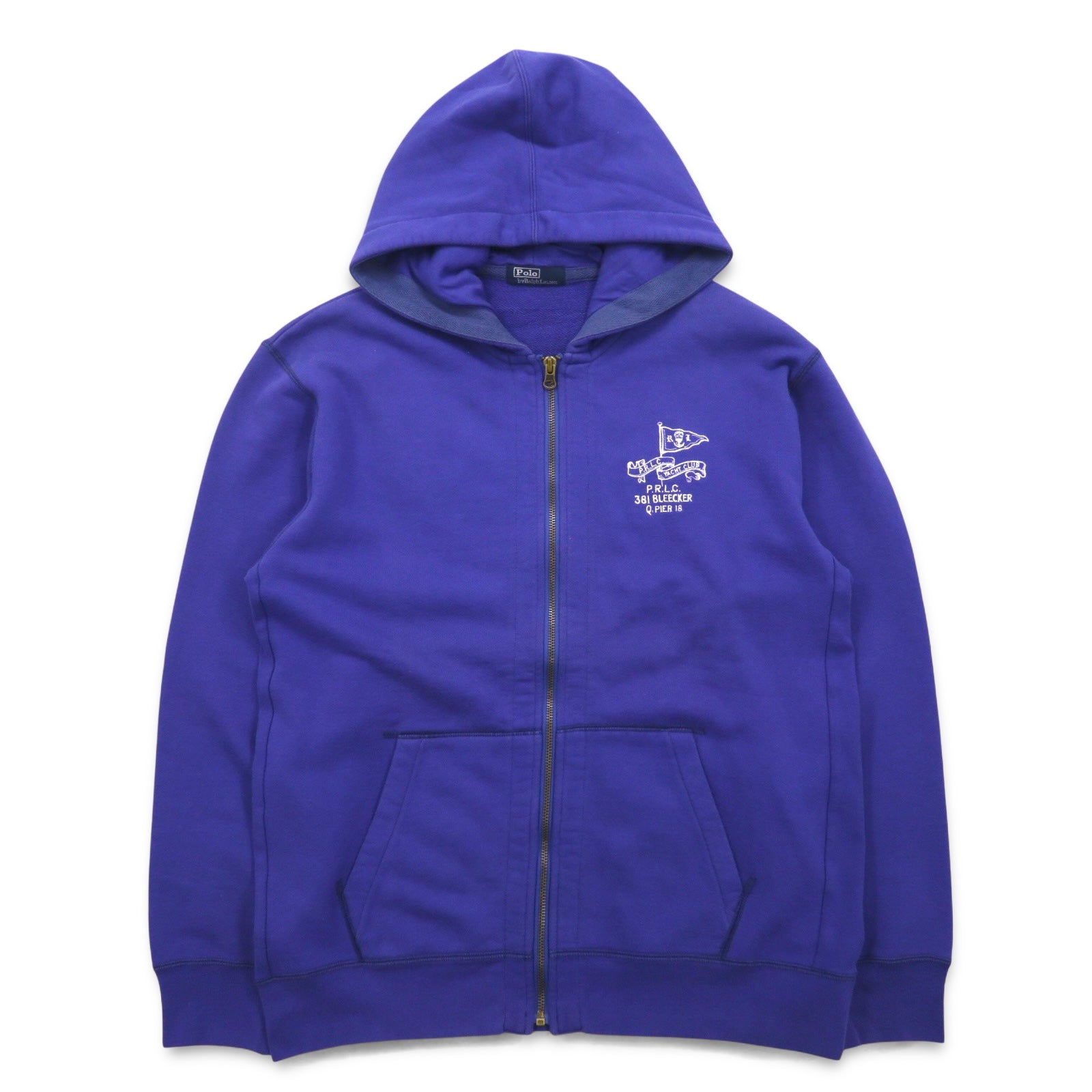 Polo by Ralph Lauren Felpa con zip intera M Blu Cotone P.R.L.C 381 BLEECKER
