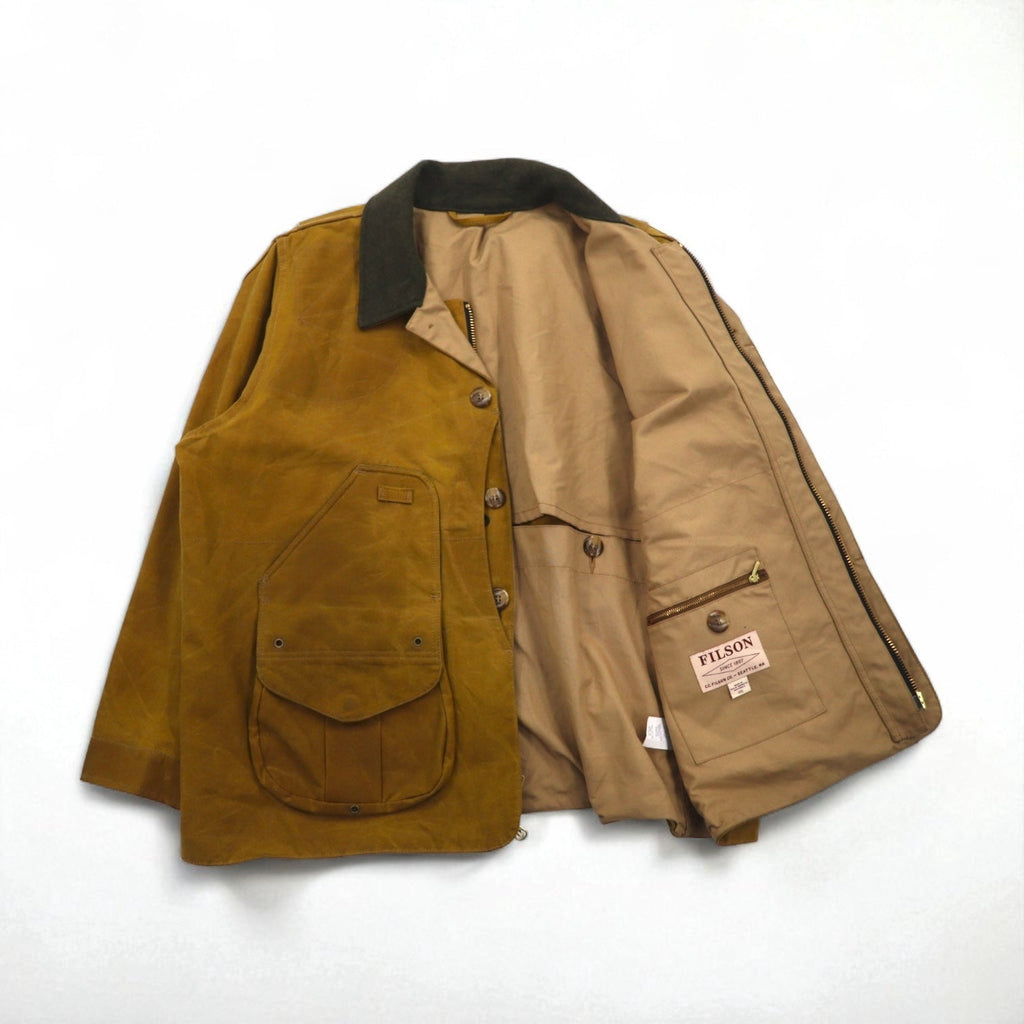 FILSON USA製 TIN CLOTH FIELD HUNTING COAT ハンティングジャケット 2XL ベージュ オイルドコットン  ティンクロス フィールドコート 11010088