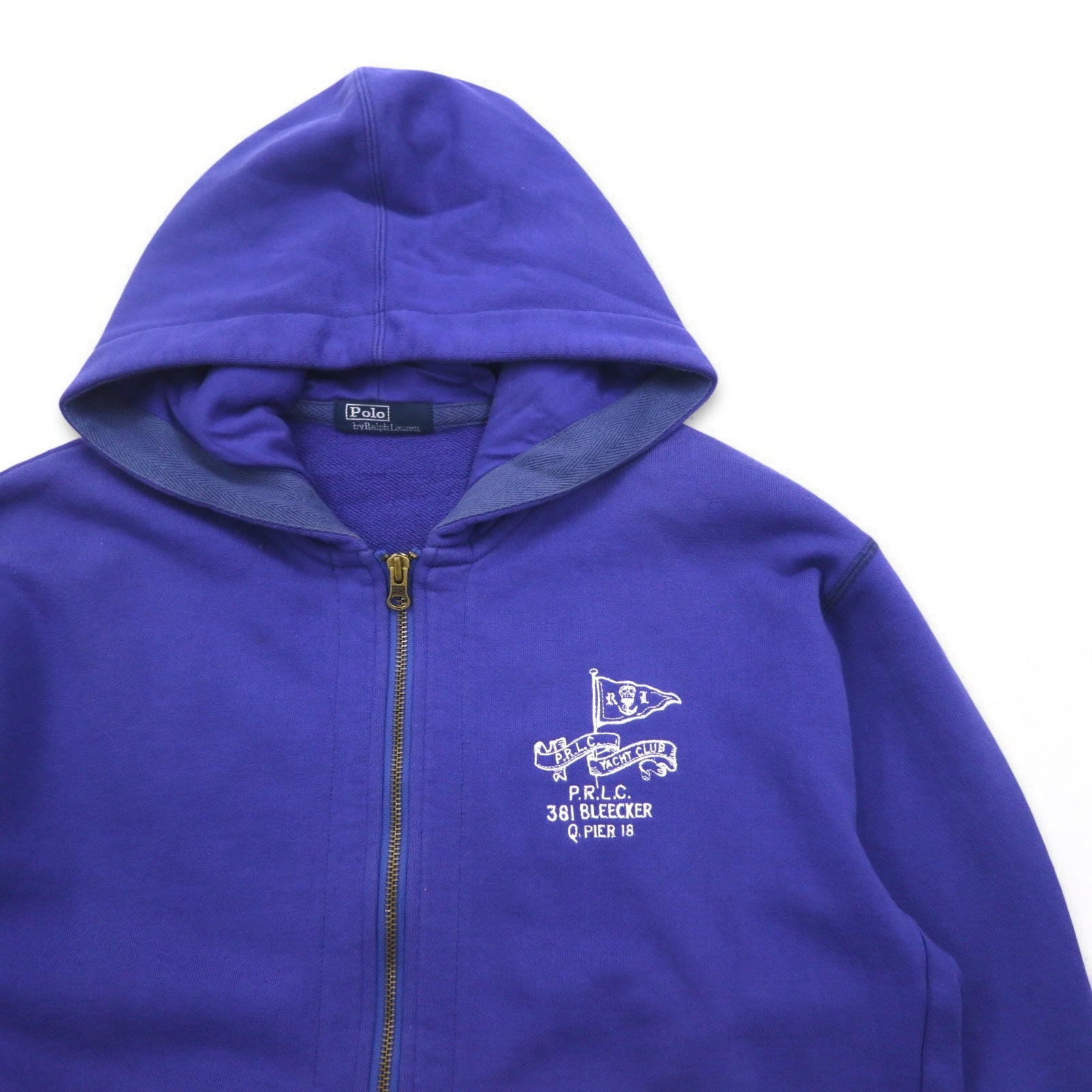 Polo by Ralph Lauren Felpa con zip intera M Blu Cotone P.R.L.C 381 BLEECKER