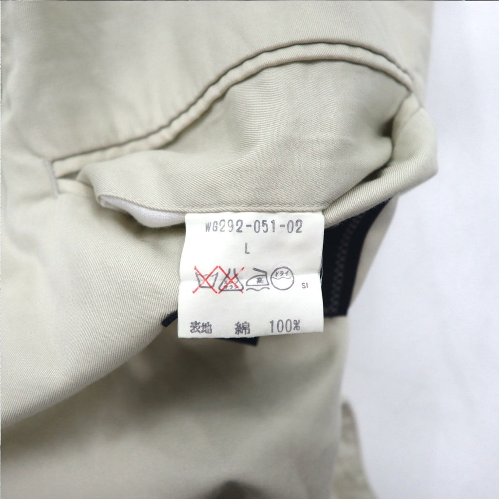 Burberrys Old Blazer Monopetto a 2 Bottoni L Beige Cotone Made in Japan