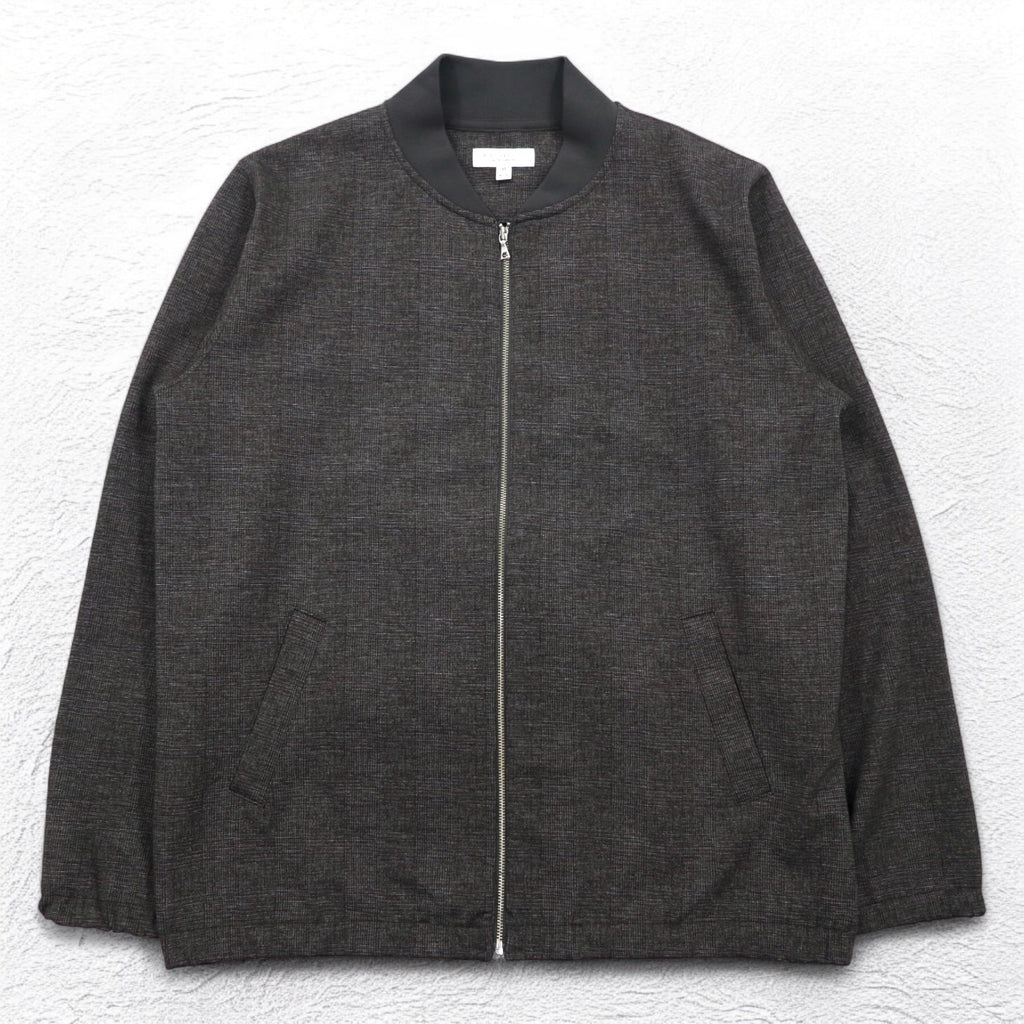 BEAUTY&YOUTH UNITED ARROWS Giacca a zip in tessuto scuba a quadri M Grigio 1227-180-0691