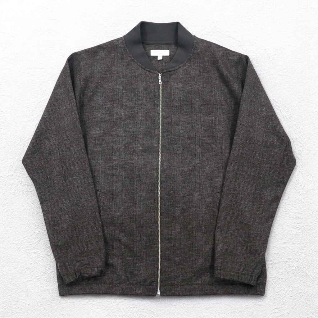 BEAUTY&YOUTH UNITED ARROWS Giacca a zip in tessuto scuba a quadri M Grigio 1227-180-0691