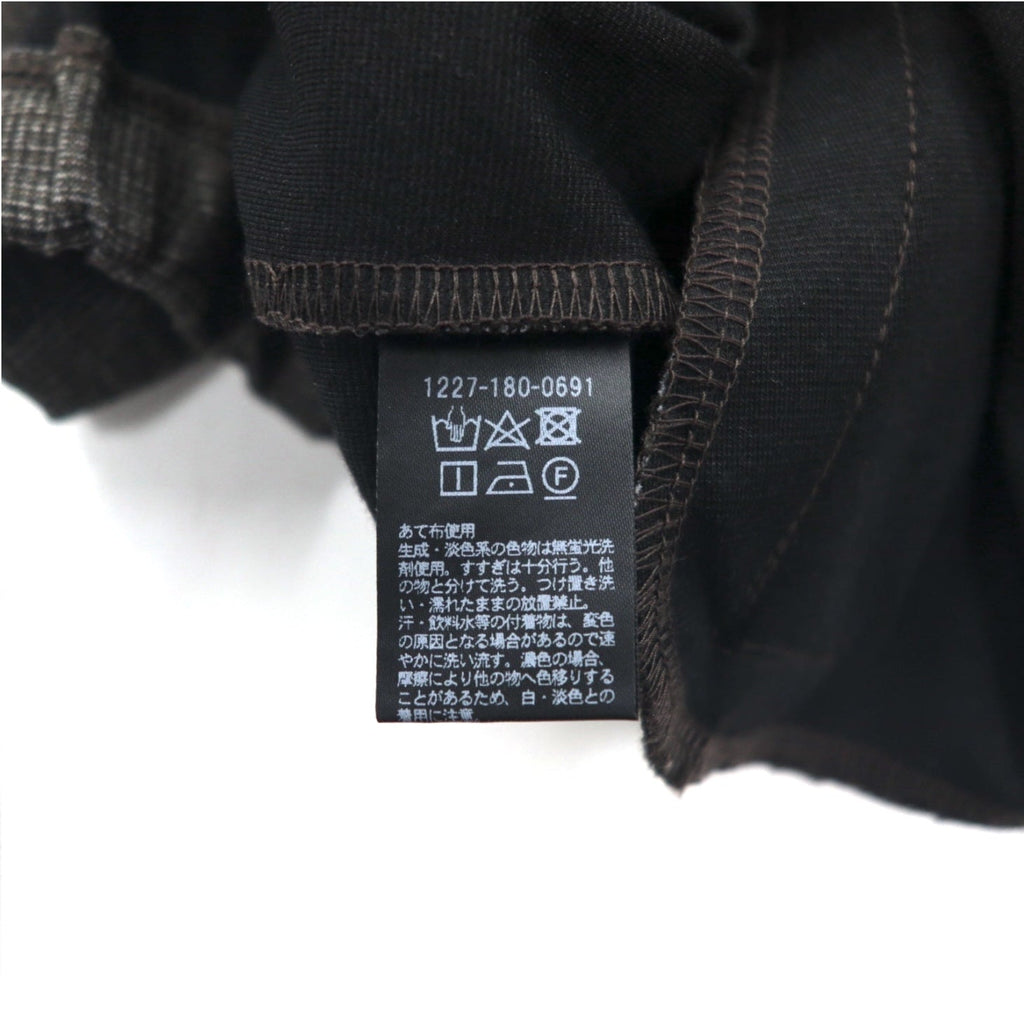 BEAUTY&YOUTH UNITED ARROWS Giacca a zip in tessuto scuba a quadri M Grigio 1227-180-0691