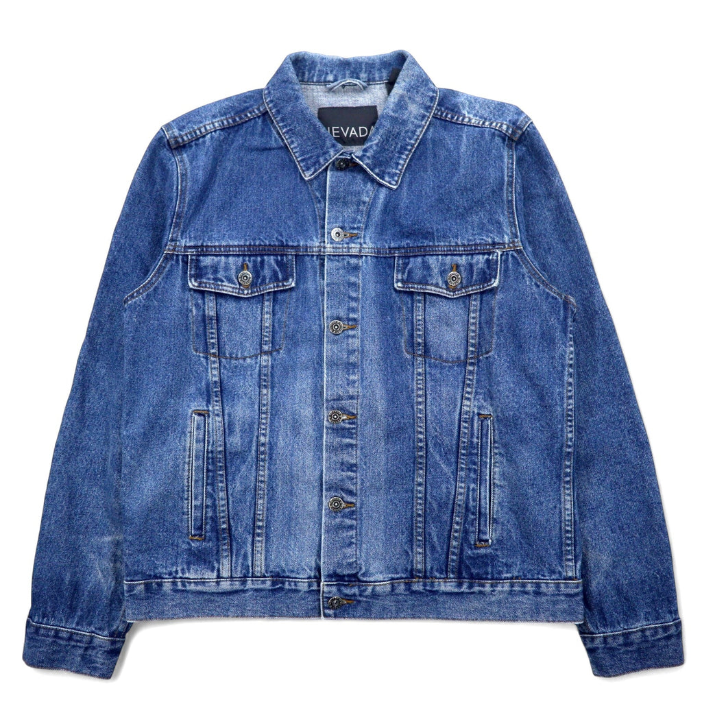 Anni '90 NEVADA Giacca di jeans in denim M blu cotone tipo 3rd