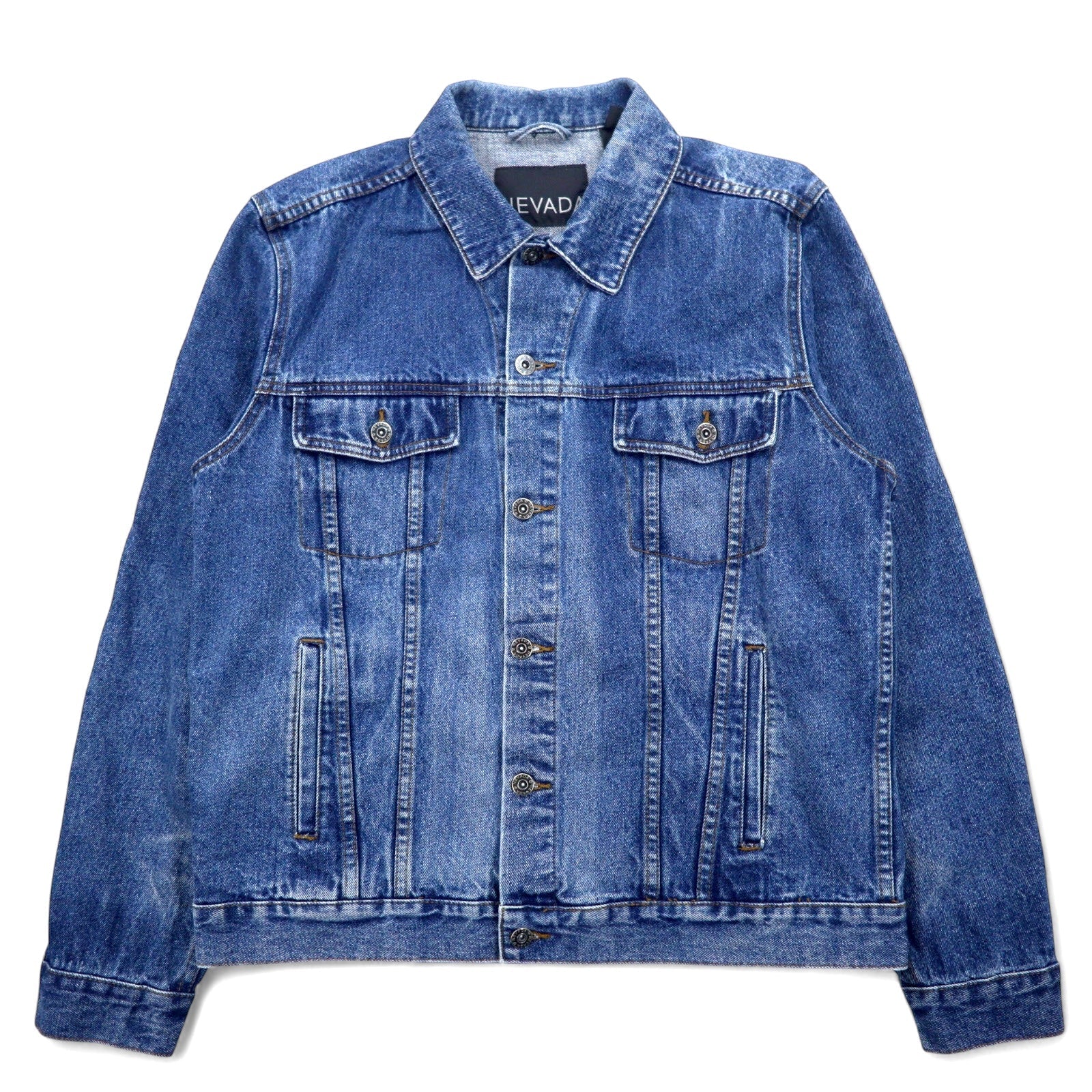 Anni '90 NEVADA Giacca di jeans in denim M blu cotone tipo 3rd