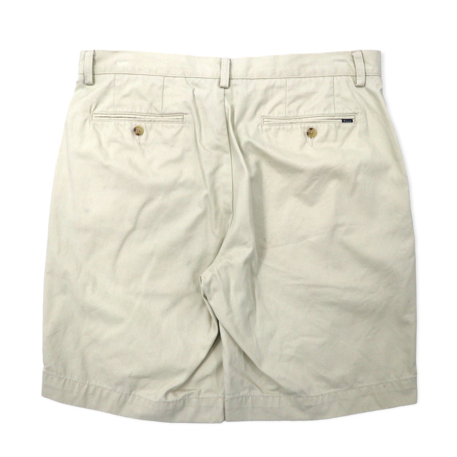 POLO RALPH LAUREN Pantaloncini Chino Corti 34 Beige Cotone