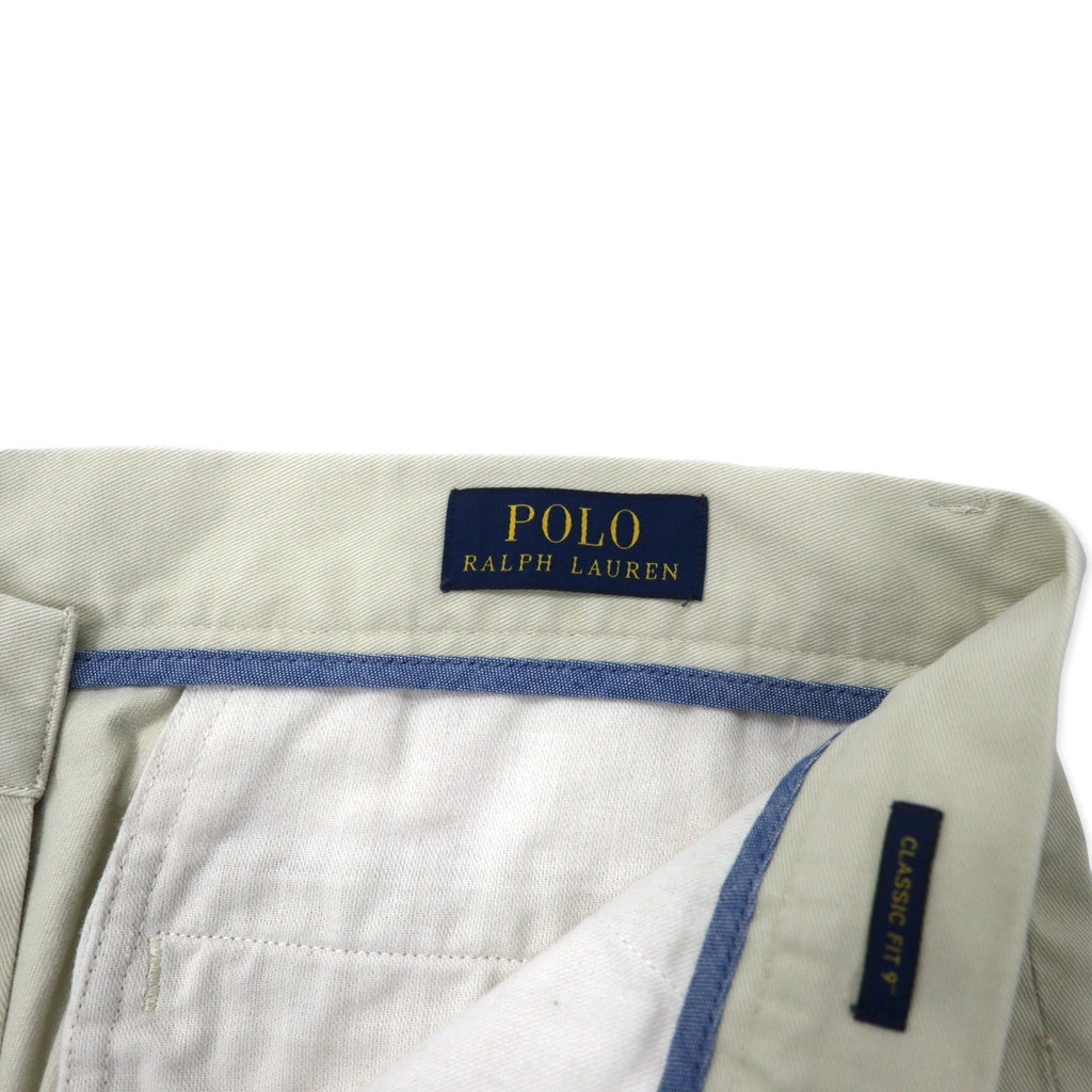 POLO RALPH LAUREN Pantaloncini Chino Corti 34 Beige Cotone