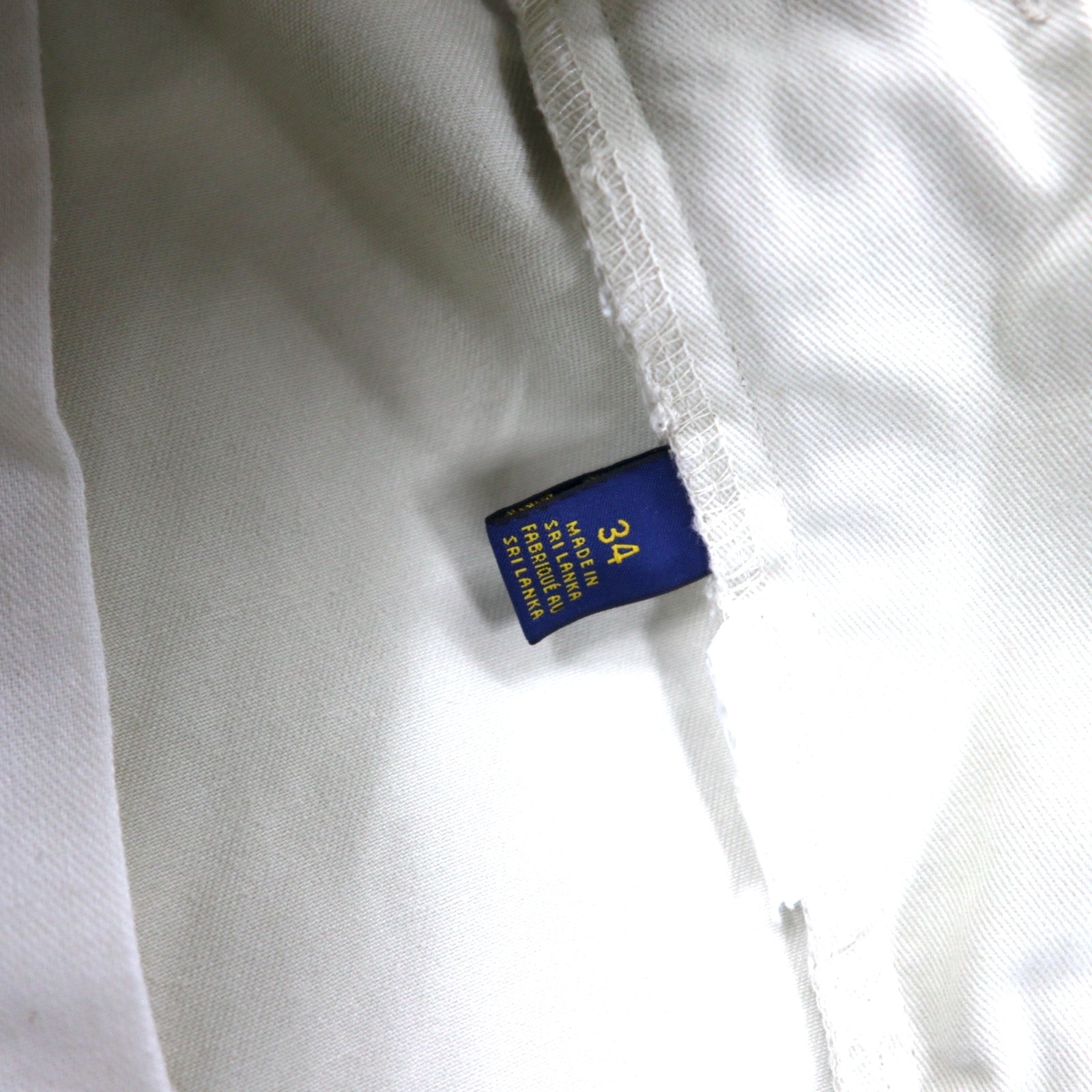 POLO RALPH LAUREN Pantaloncini Chino Corti 34 Beige Cotone