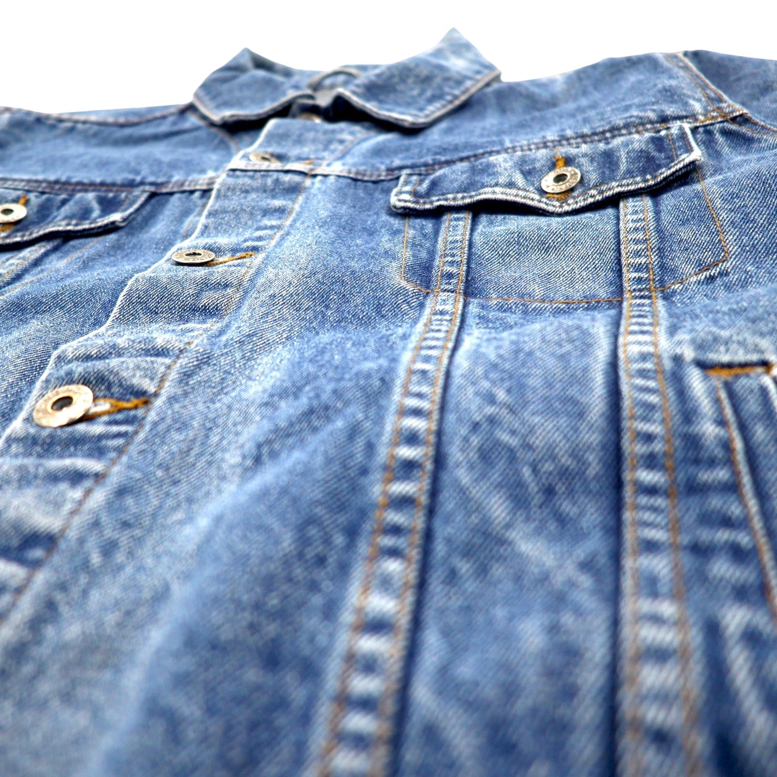 Anni '90 NEVADA Giacca di jeans in denim M blu cotone tipo 3rd
