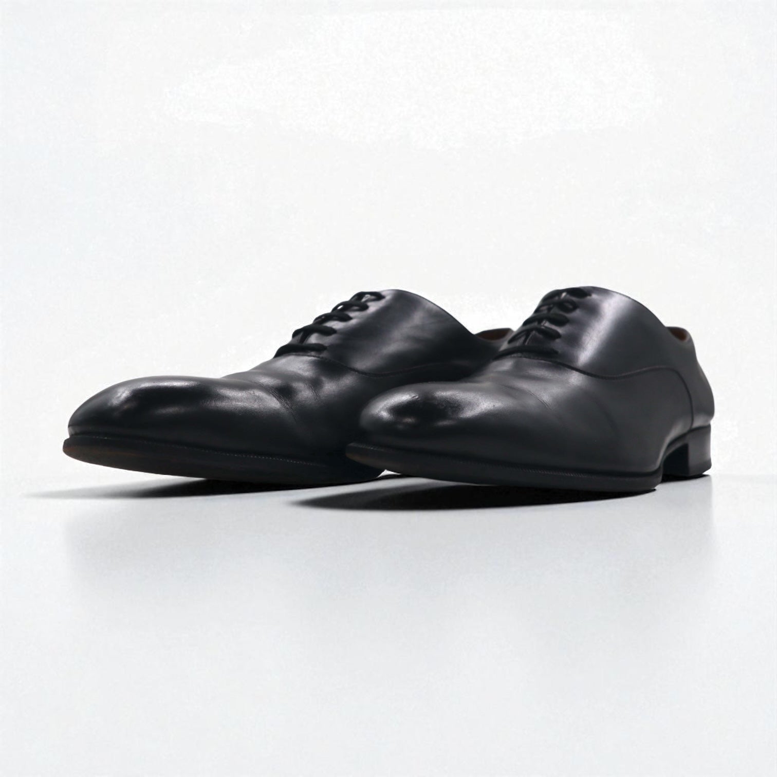 Calzaturificio Di Varese Scarpe stringate Oxford Eleganti in pelle nere, 26 cm, Prodotto in Italia