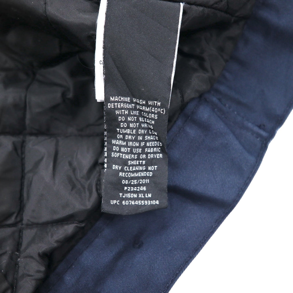 Dickies ワークジャケット ハリントンジャケット ジップアップブルゾン XL ネイビー