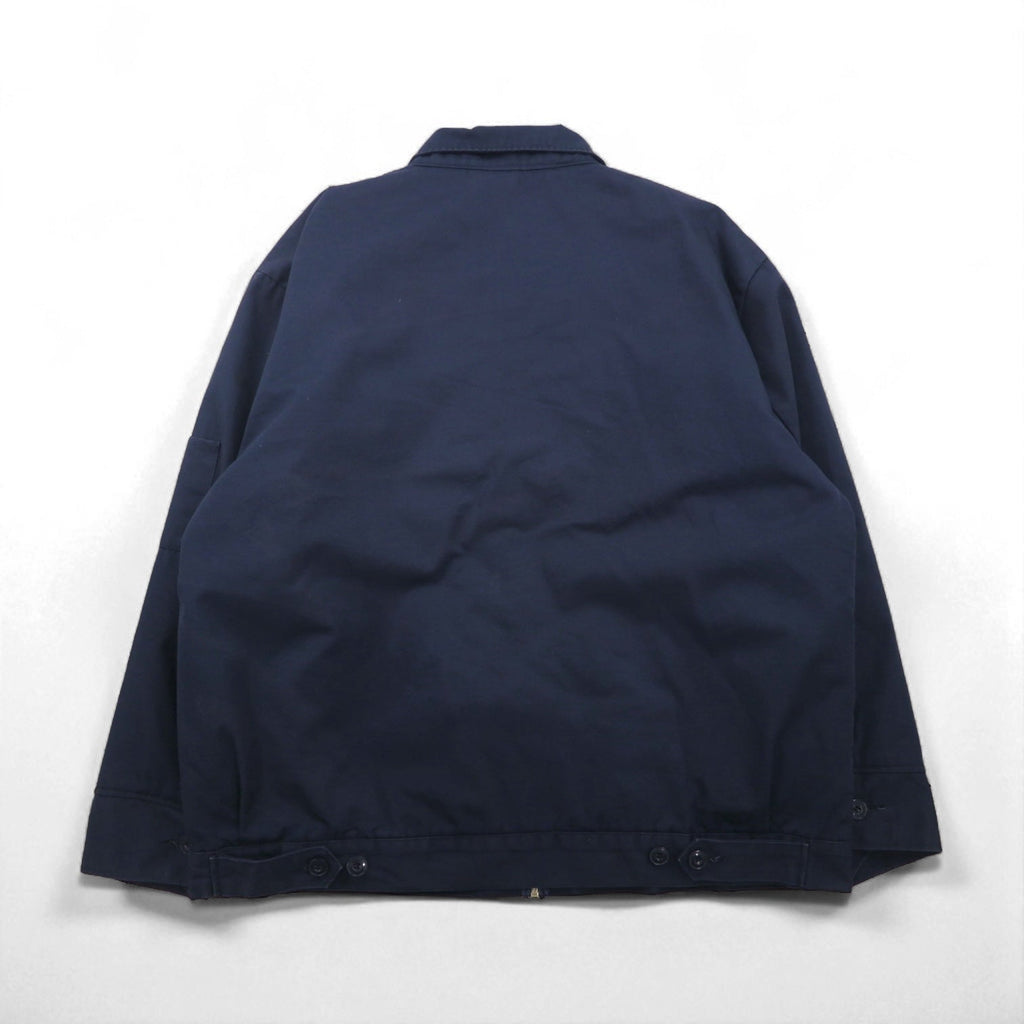 Dickies ワークジャケット ハリントンジャケット ジップアップブルゾン XL ネイビー
