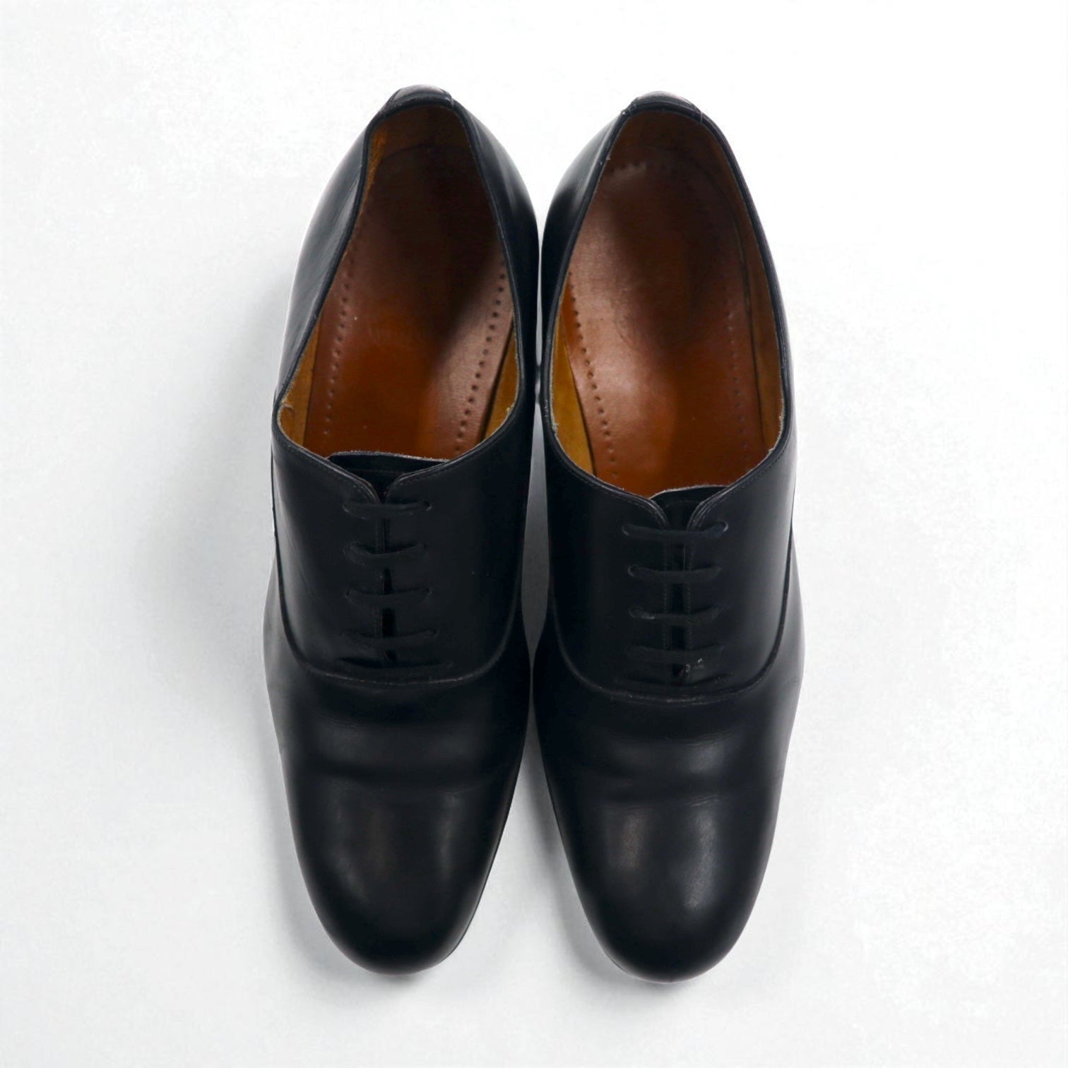 Calzaturificio Di Varese Scarpe stringate Oxford Eleganti in pelle nere, 26 cm, Prodotto in Italia