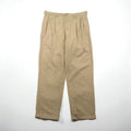 Polo Ralph Lauren 90年代 2タック ワイド チノパンツ L ベージュ コットン プリーツ