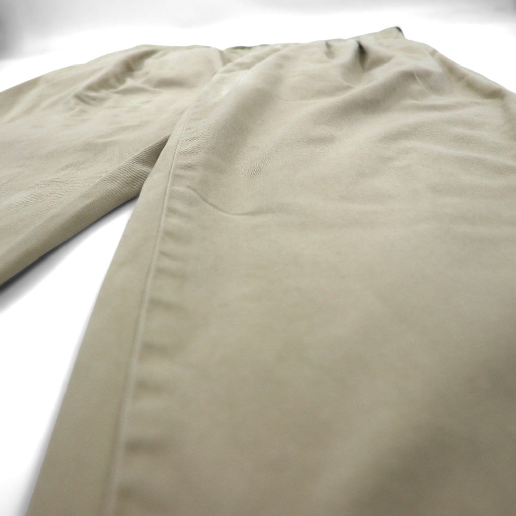 Polo Ralph Lauren 90年代 2タック ワイド チノパンツ L ベージュ コットン プリーツ