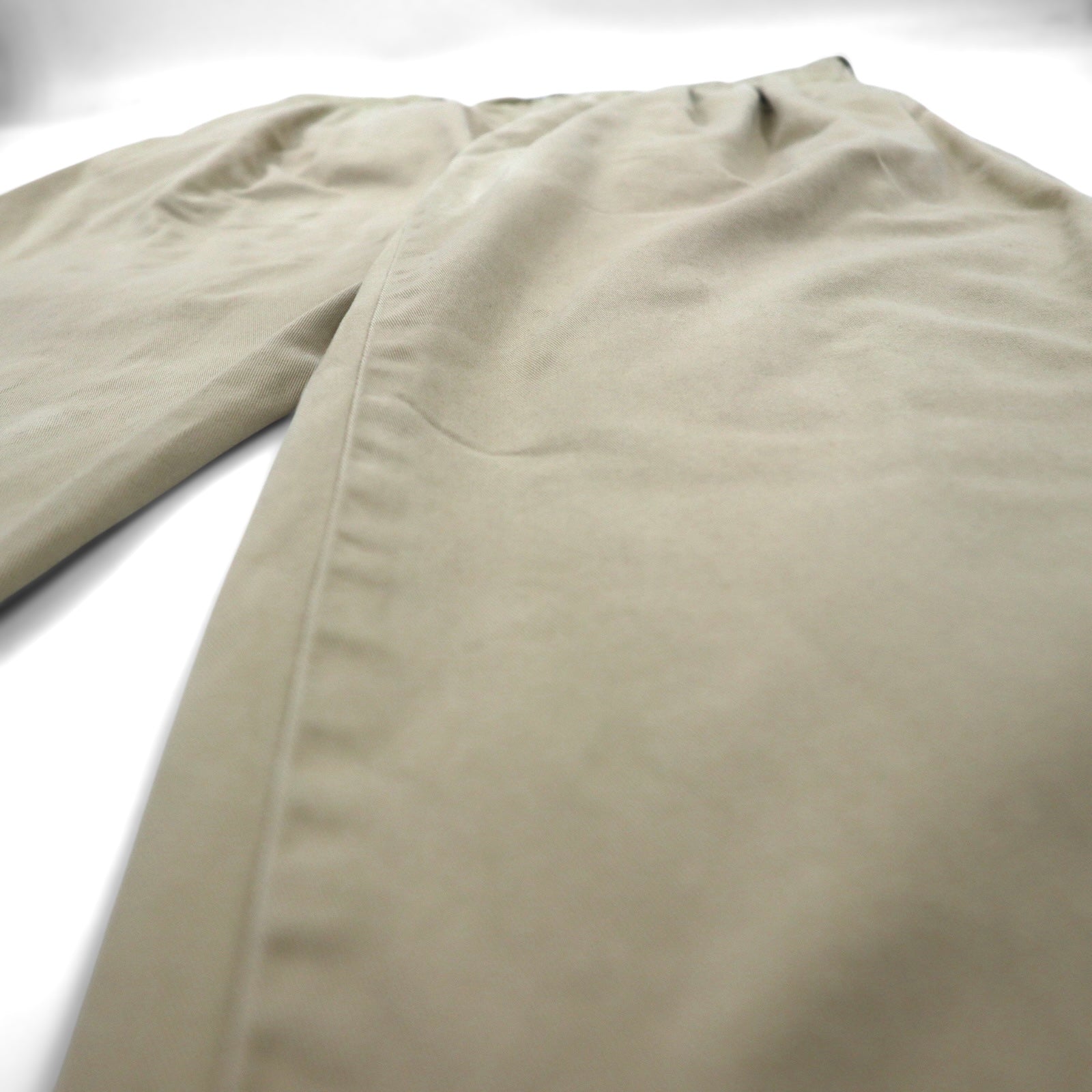 Polo Ralph Lauren 90年代 2タック ワイド チノパンツ L ベージュ コットン プリーツ
