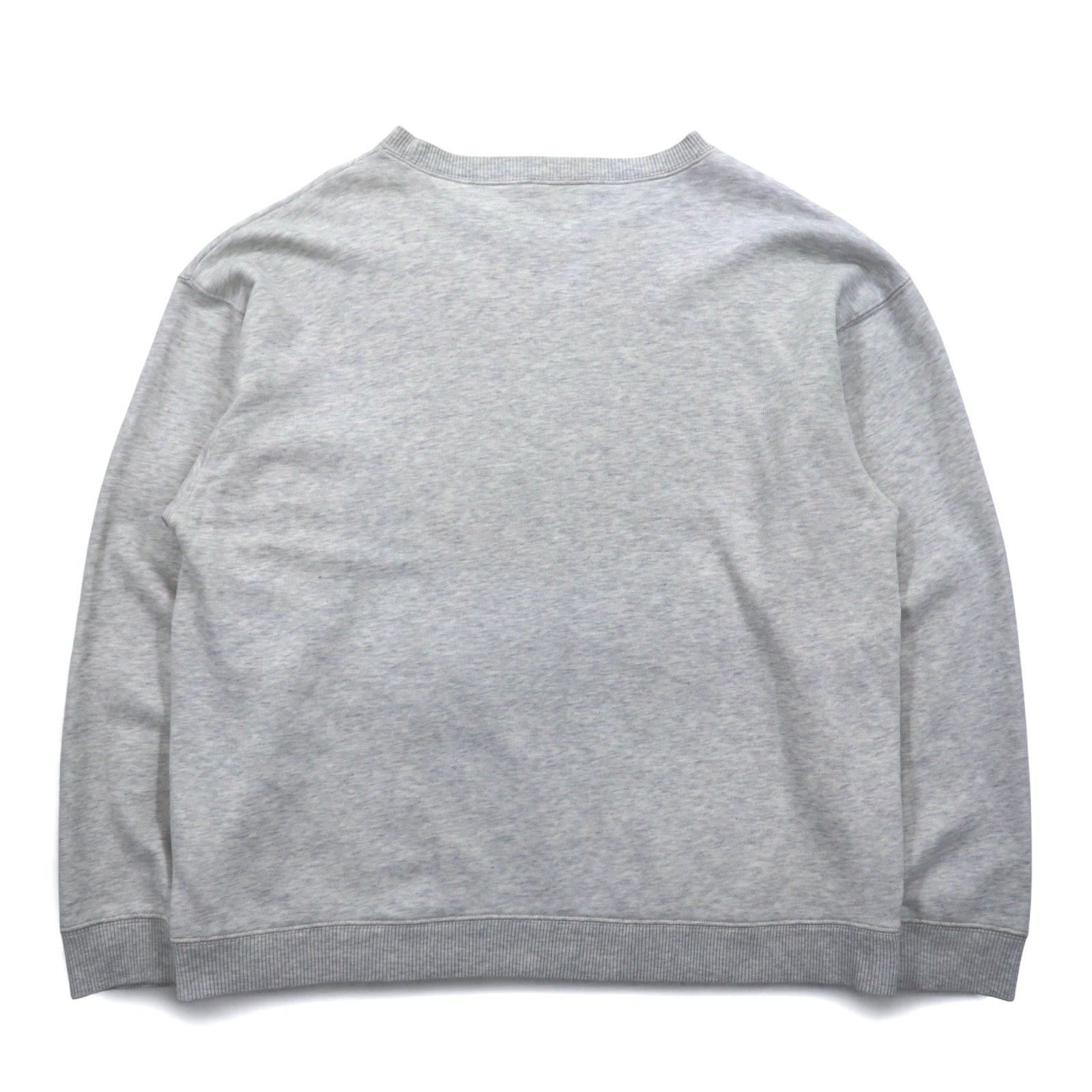 Felpa Reebok anni '90, stampa logo Vector, taglia L, grigia, cotone