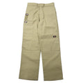 Dickies Pantaloni da lavoro gamba larga a doppia cucitura 34 beige poliestere cotone TWILL DOUBLE KNEE WORK PANTS 85283KH Made in Honduras Nuovo