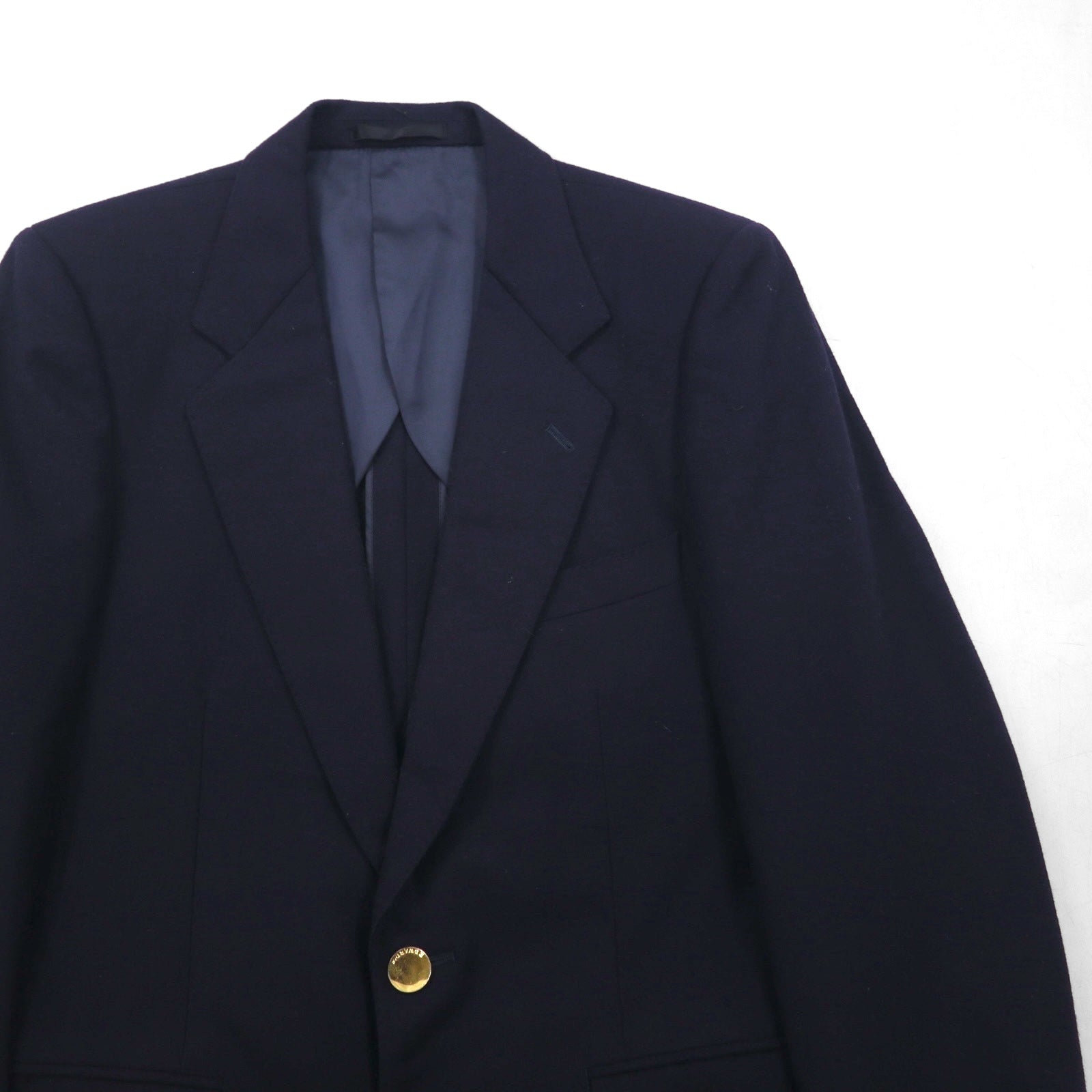 80s Vintage Blazer EDWARD'S 80年代 ブレザー 2B テーラードジャケット S  紺ブレ 金ボタン