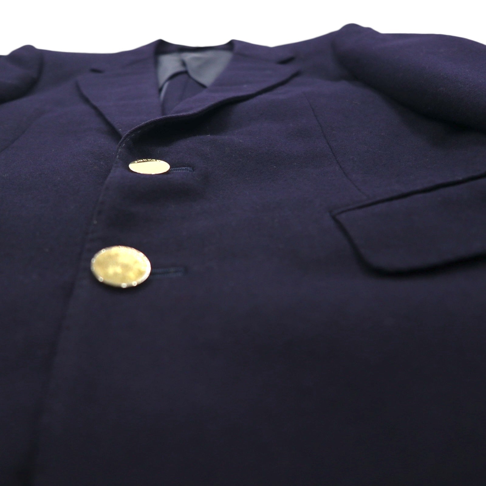 80s Vintage Blazer EDWARD'S 80年代 ブレザー 2B テーラードジャケット S  紺ブレ 金ボタン
