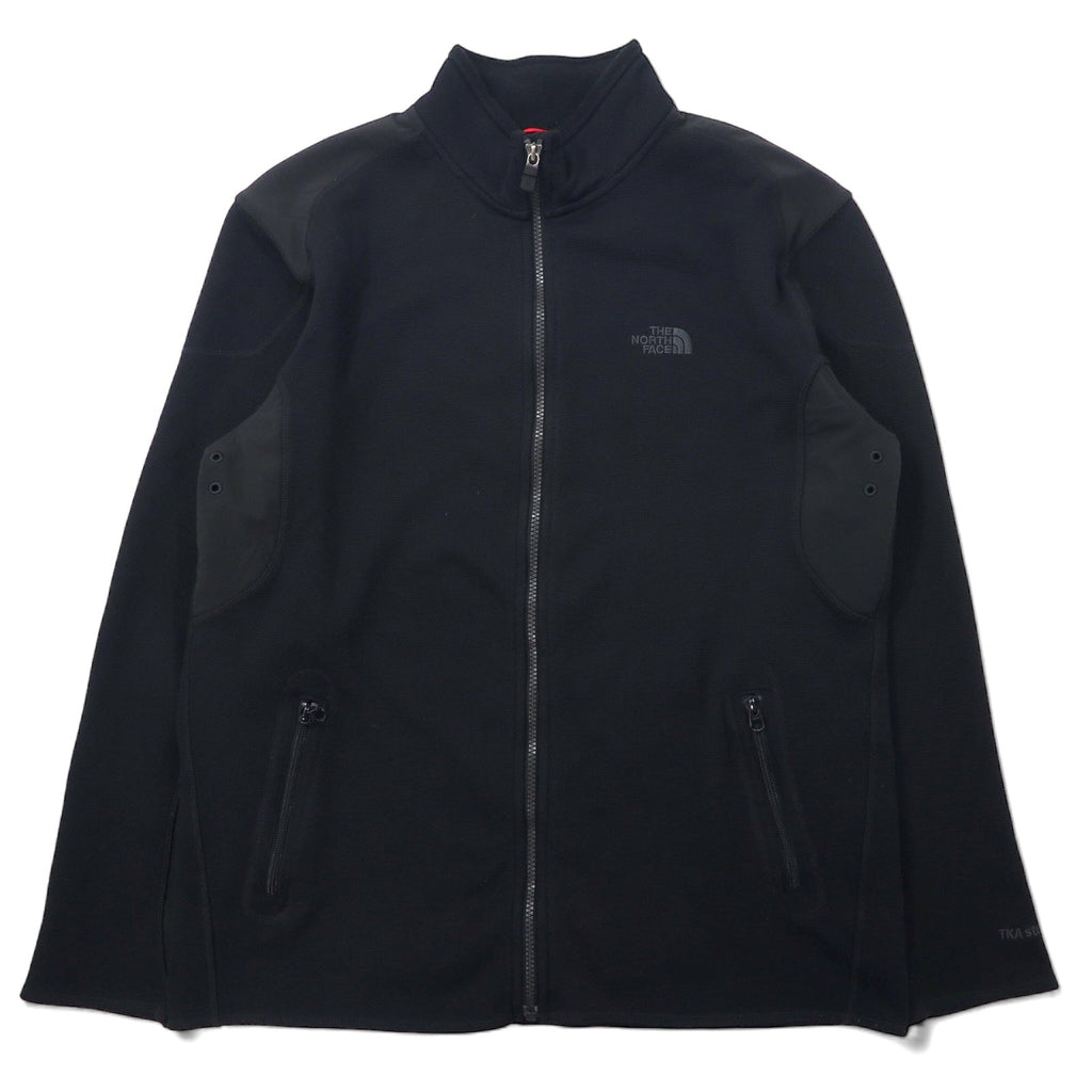 THE NORTH FACE Giacca Stealth Softshell L Nera Poliestere Fodera in pile US TKA stealth