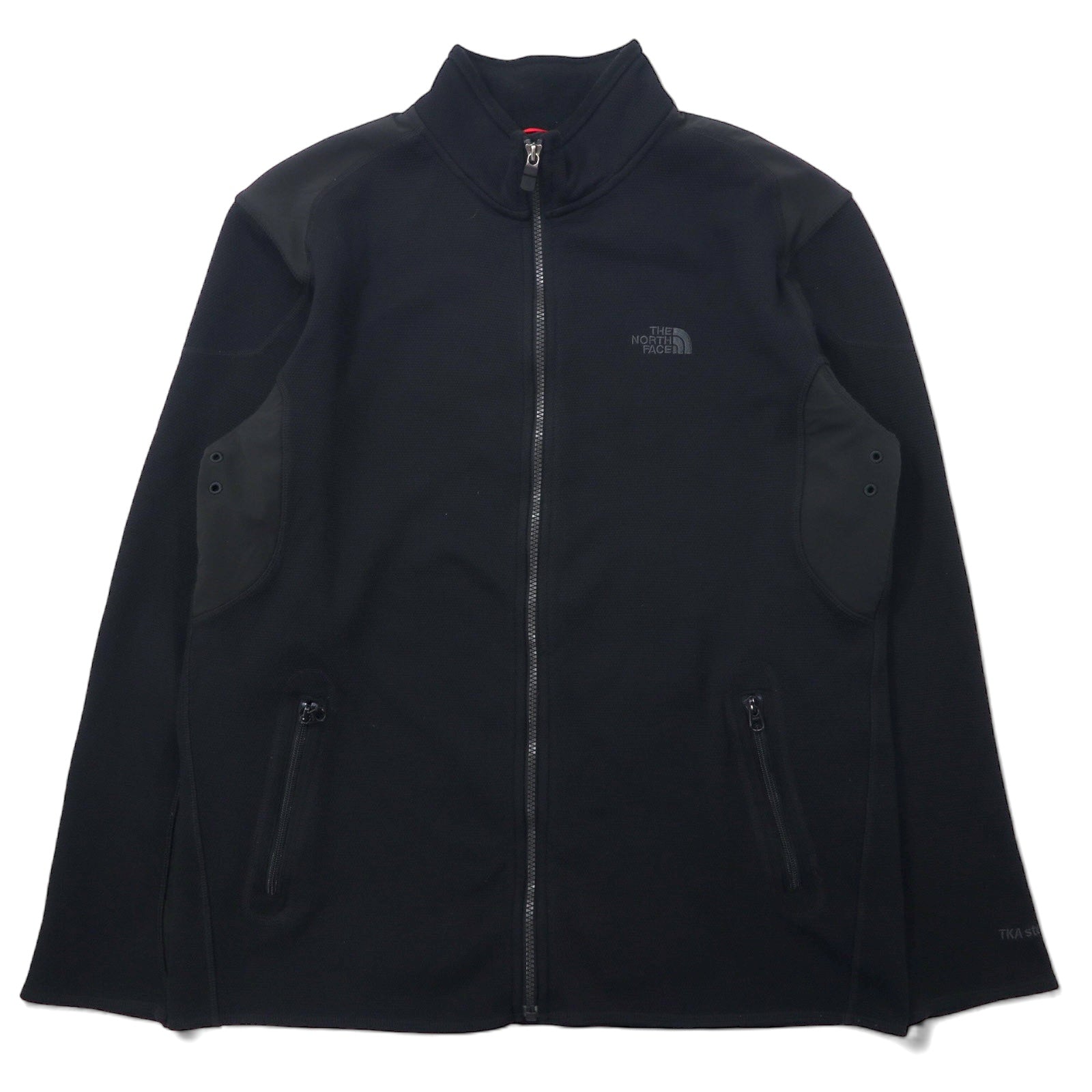 THE NORTH FACE Giacca Stealth Softshell L Nera Poliestere Fodera in pile US TKA stealth