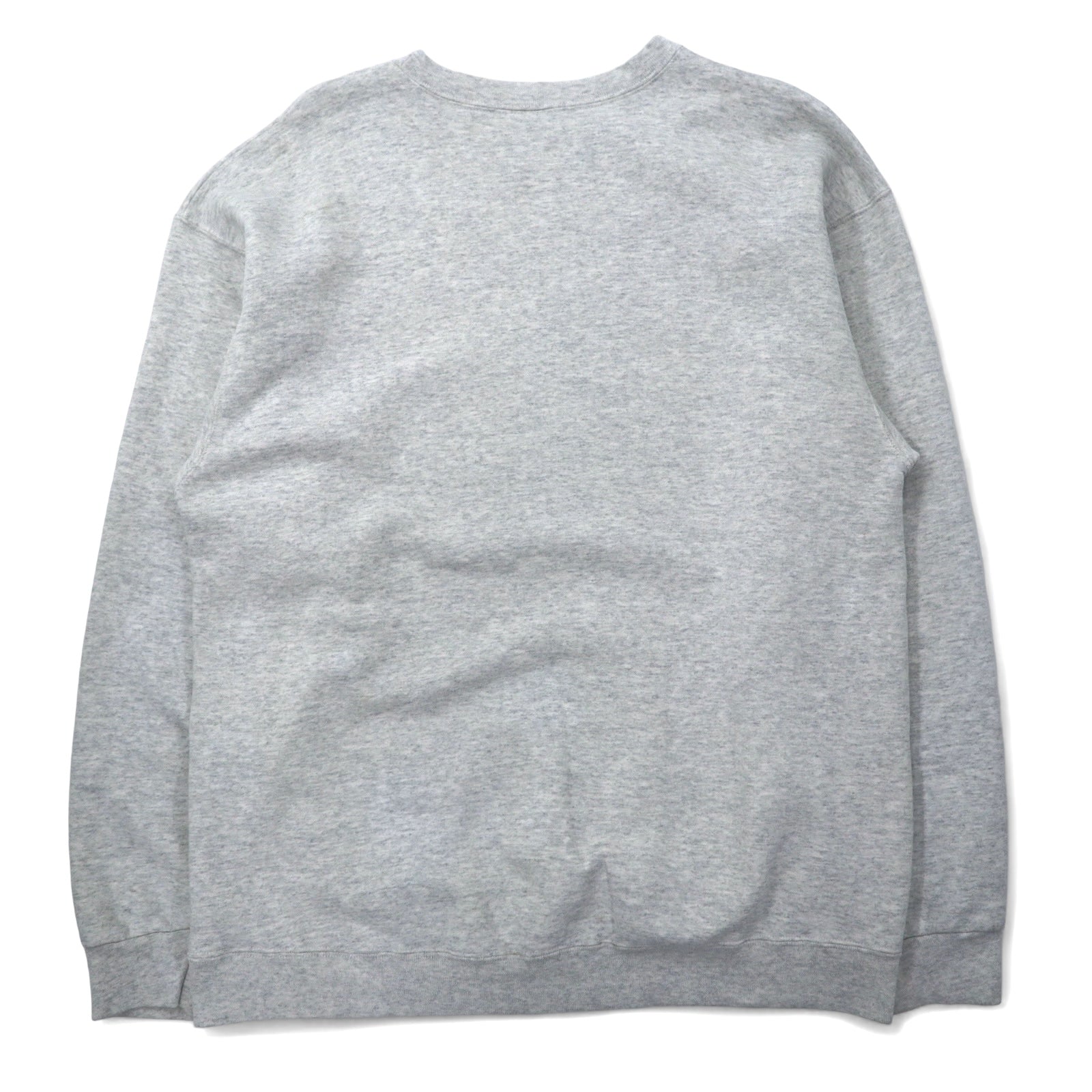 FRUIT OF THE LOOM Anni 2000 Felpa stampata College XL Grigio Cotone ALBANY HUSKIES Stampa a 3 strati Made in Messico