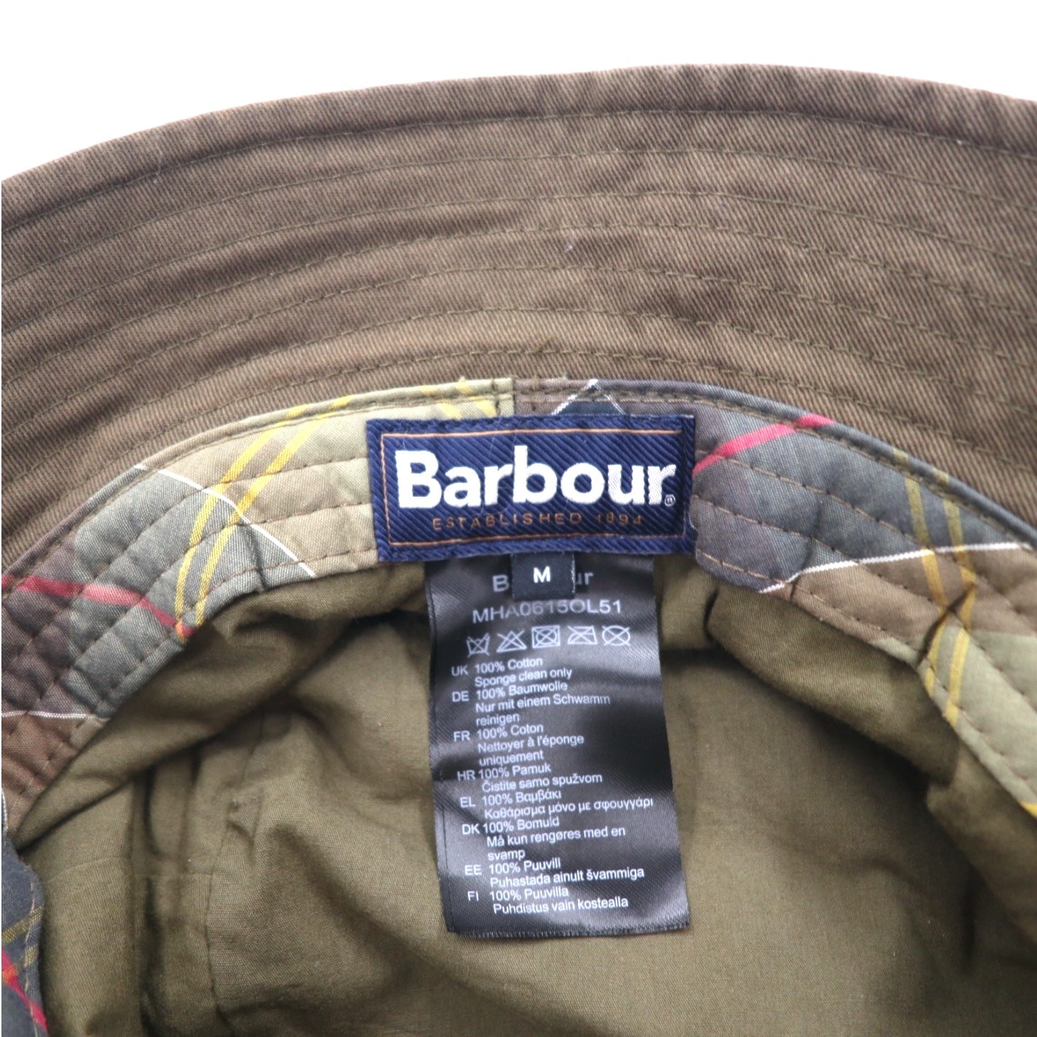 Barbour Bush Hat Bucket Hat M Cachi Cotone MHA0615OL51