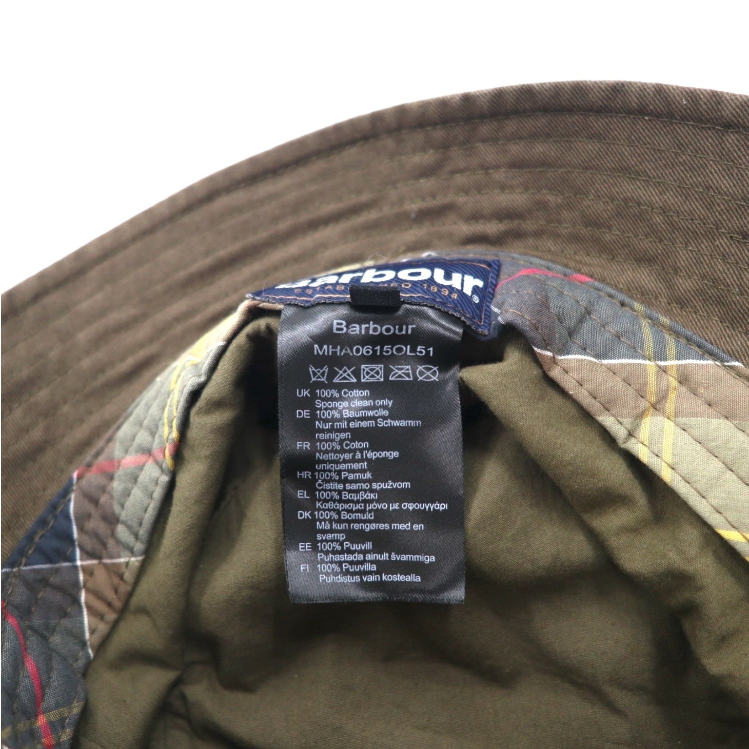 Barbour Bush Hat Bucket Hat M Cachi Cotone MHA0615OL51
