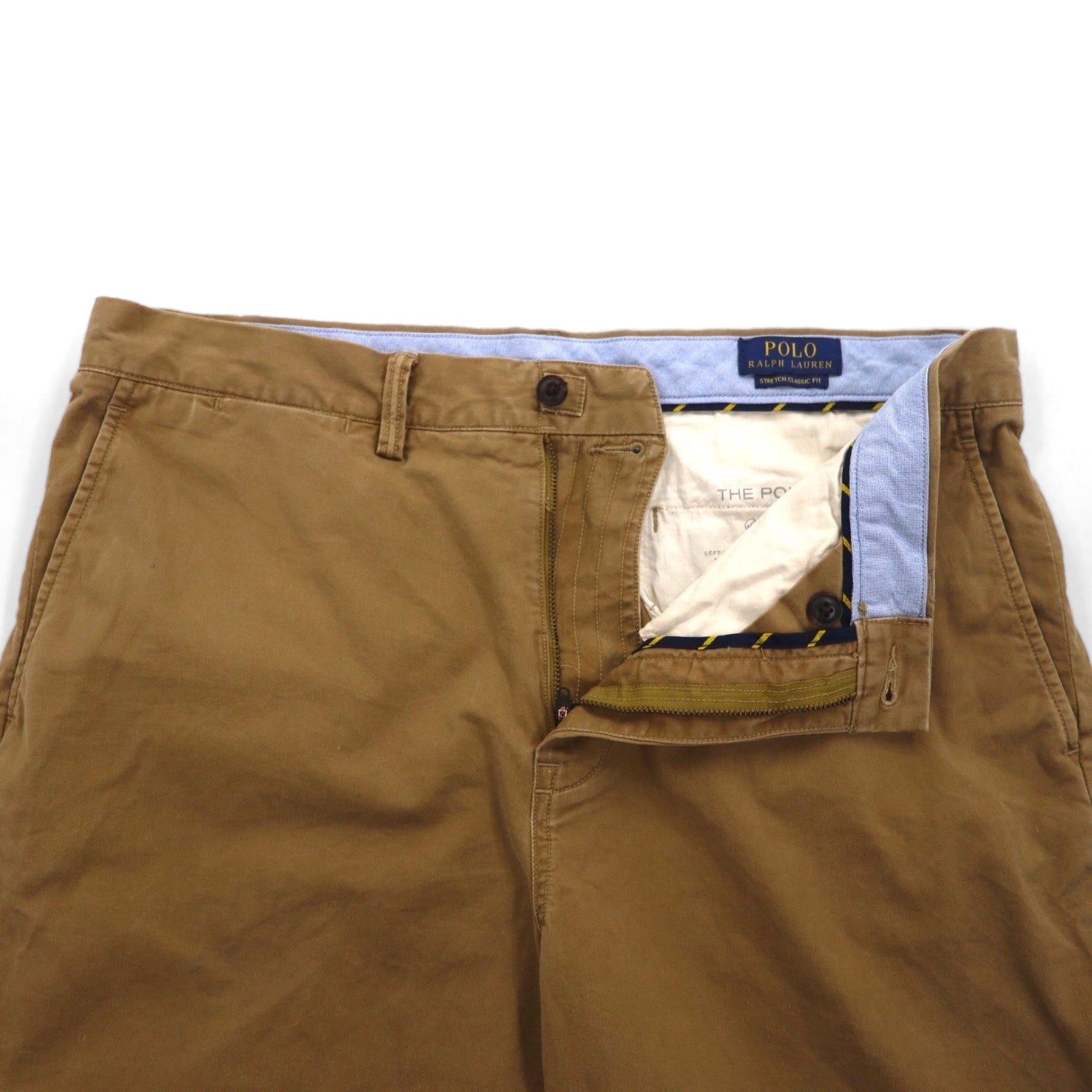 POLO RALPH LAUREN Polo Chino Classic Pantaloncini Corti in Twill di Cotone L Beige Elasticizzato