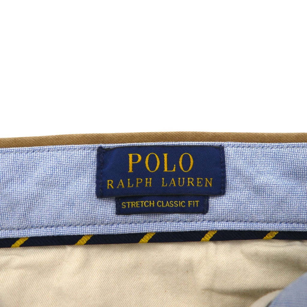 POLO RALPH LAUREN Polo Chino Classic Pantaloncini Corti in Twill di Cotone L Beige Elasticizzato